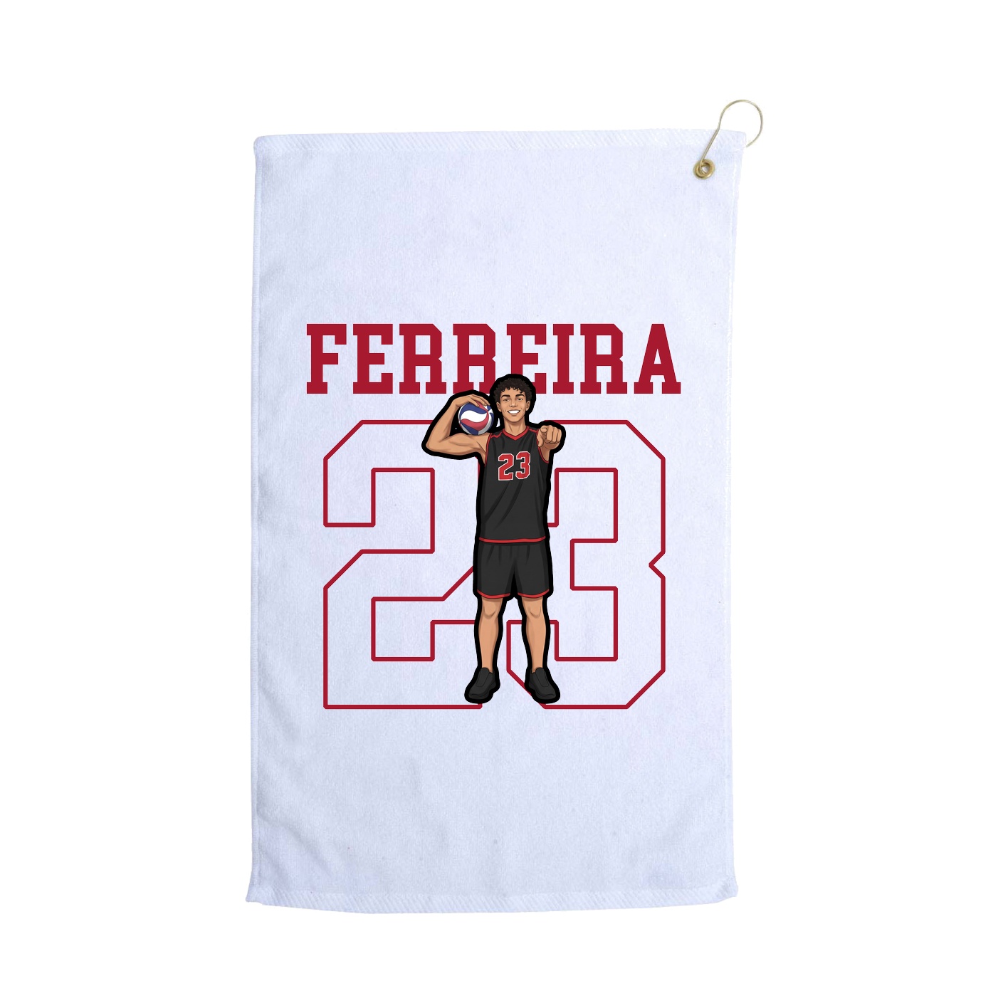 Golf Towel — Shirsey in White