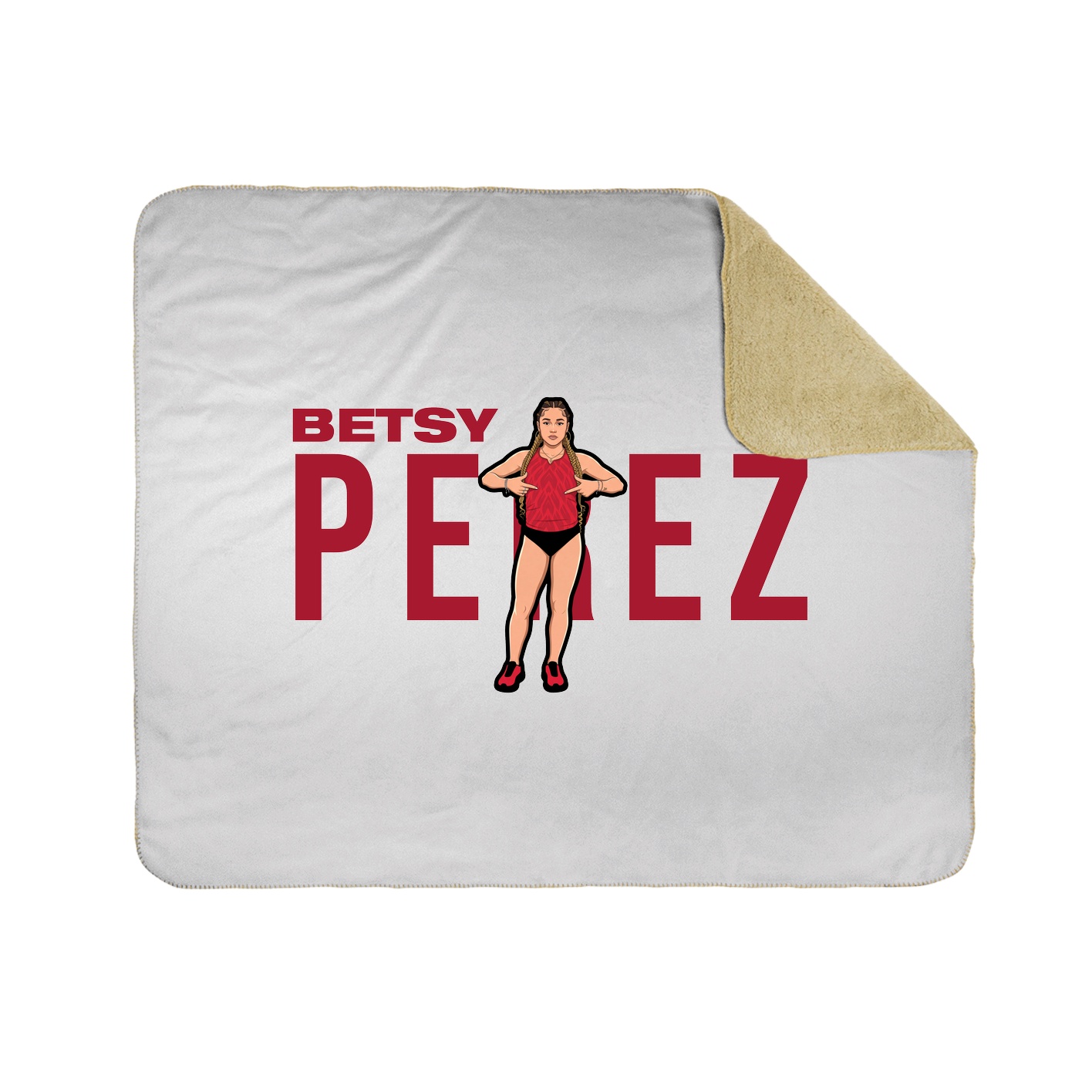 Throw Blanket — Player Name in White