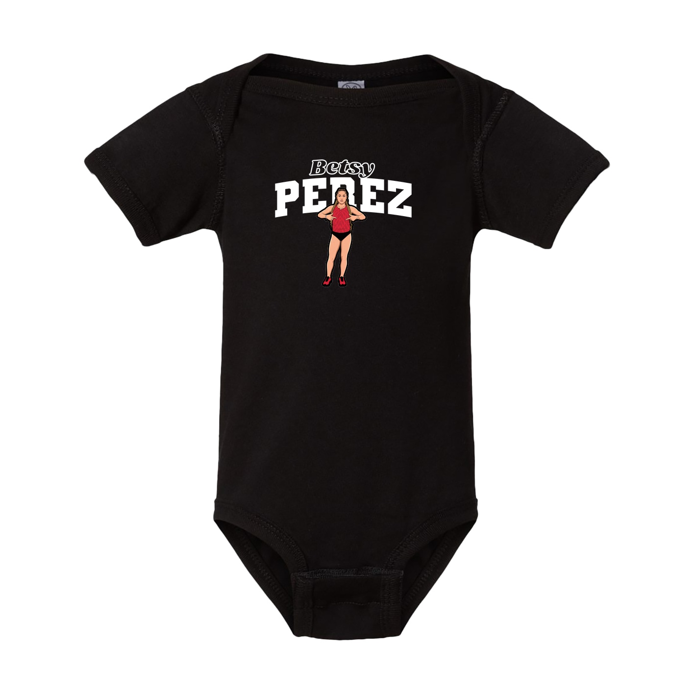 Baby Onesie — Name Arch in Black