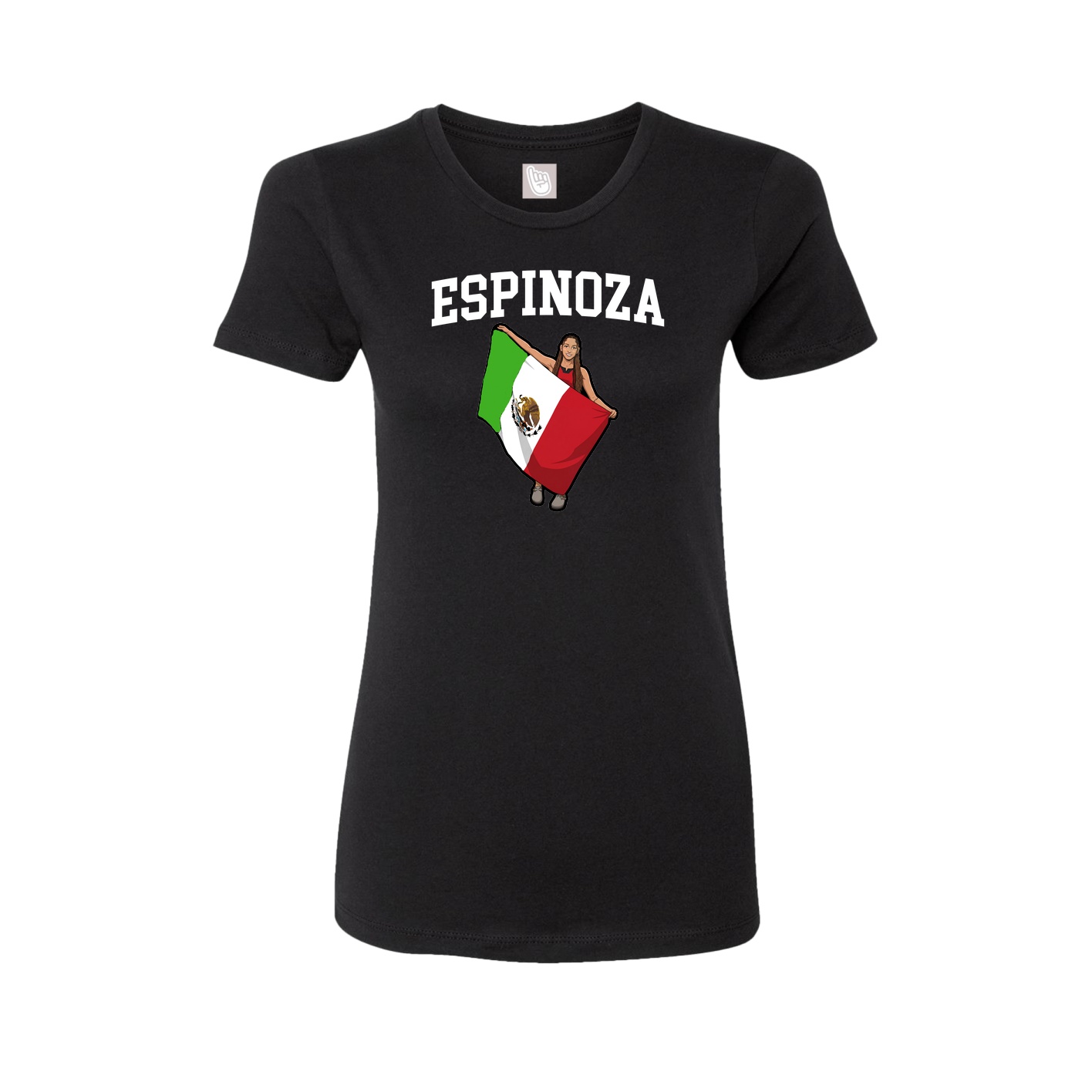 Fitted Women's Tee — Shirsey in Black