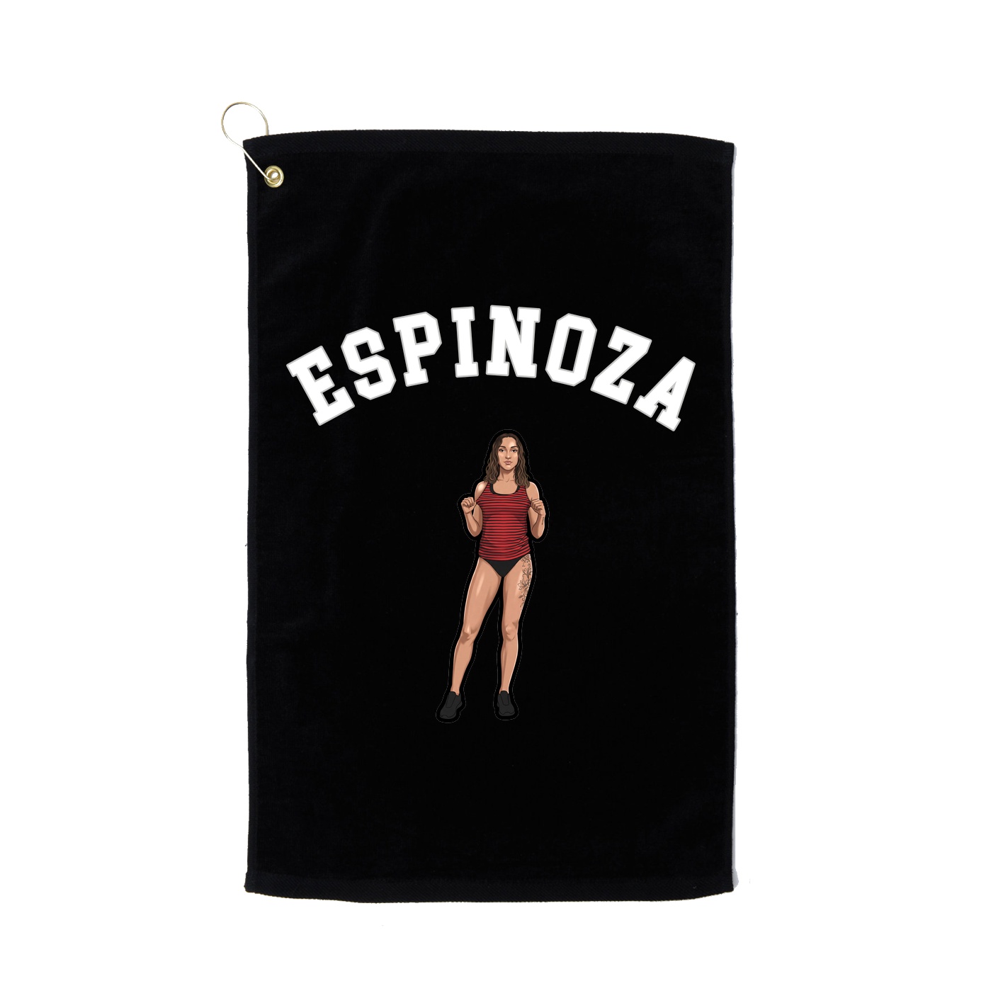 Golf Towel — Shirsey Arch in Black