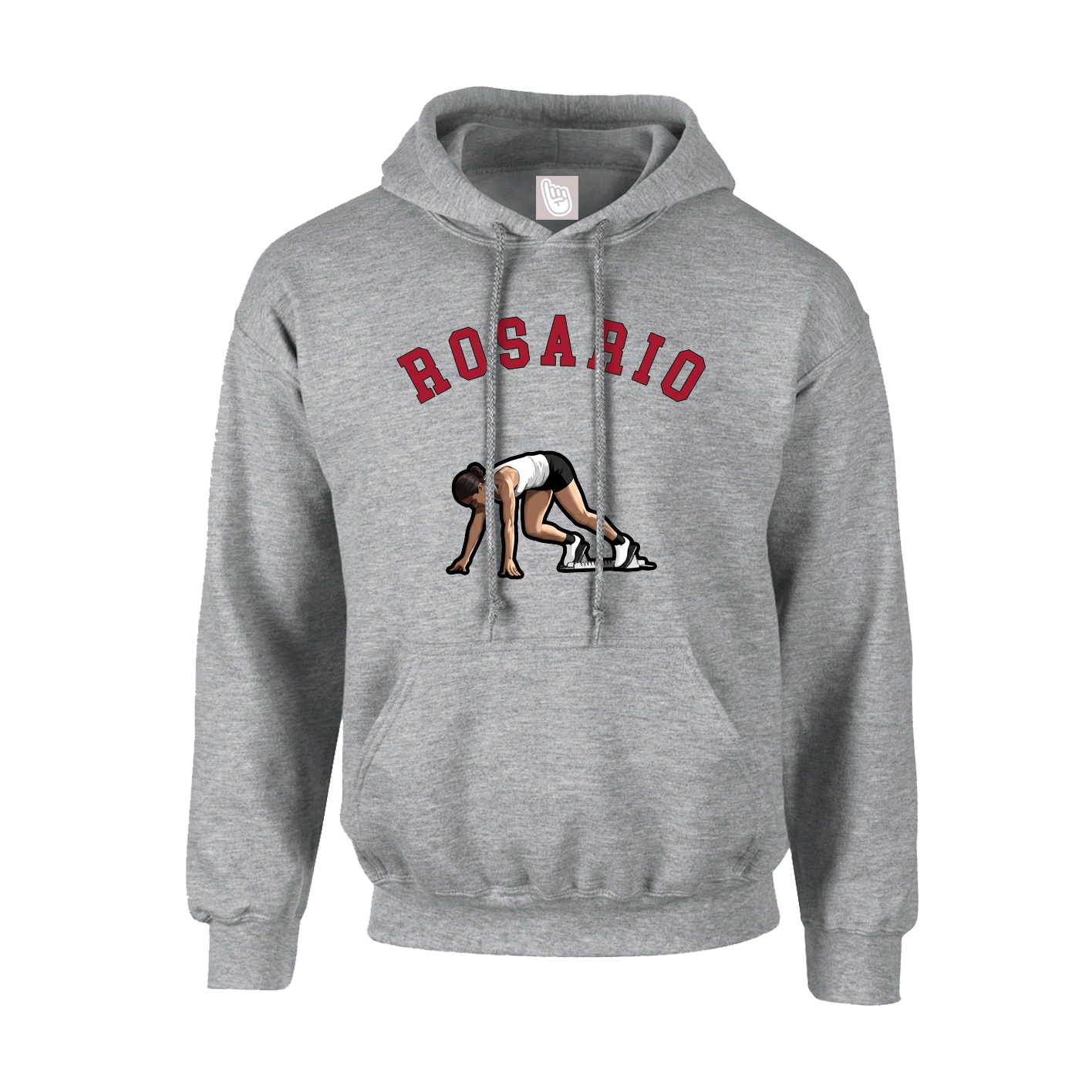 Youth Hoodie — Shirsey Arch in Grey