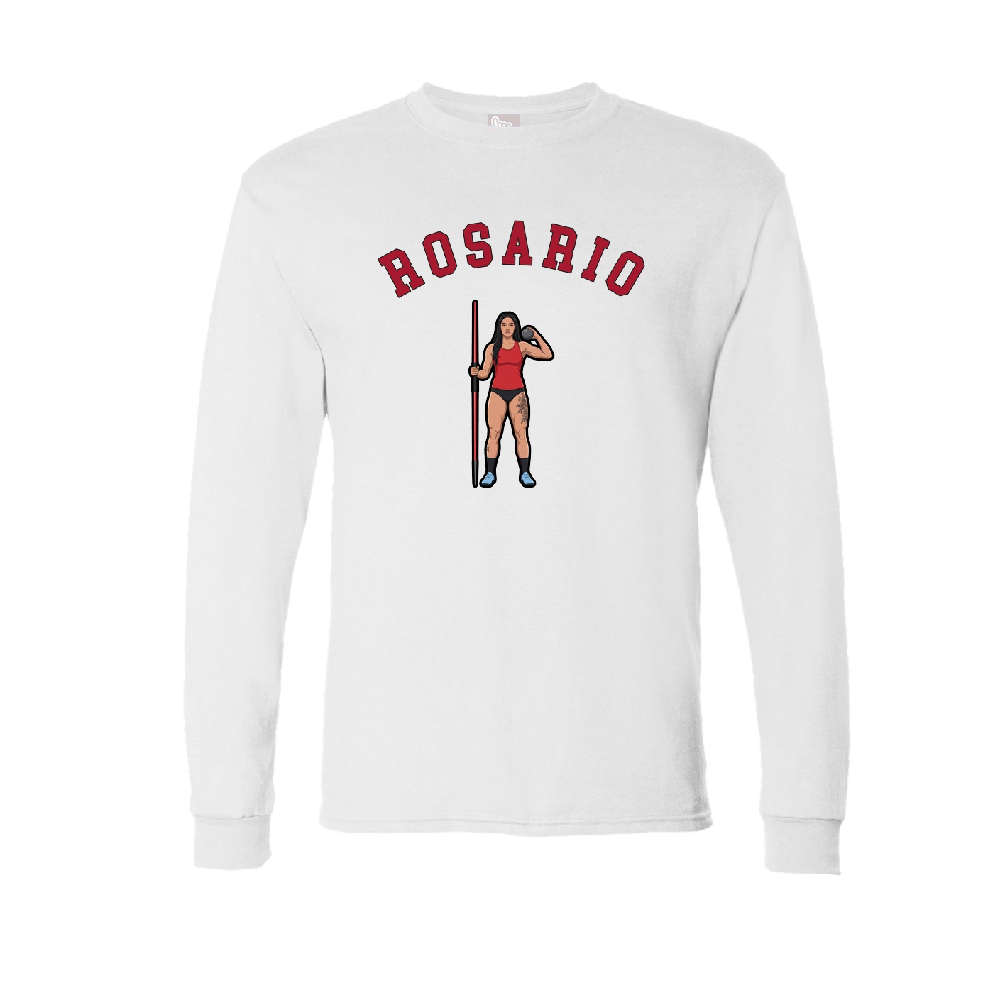 Long Sleeve Tee — Shirsey Arch in White