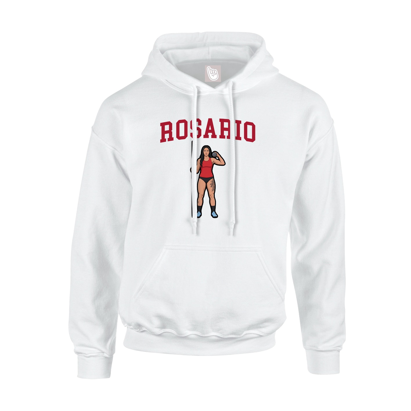 Hoodie — Shirsey in White