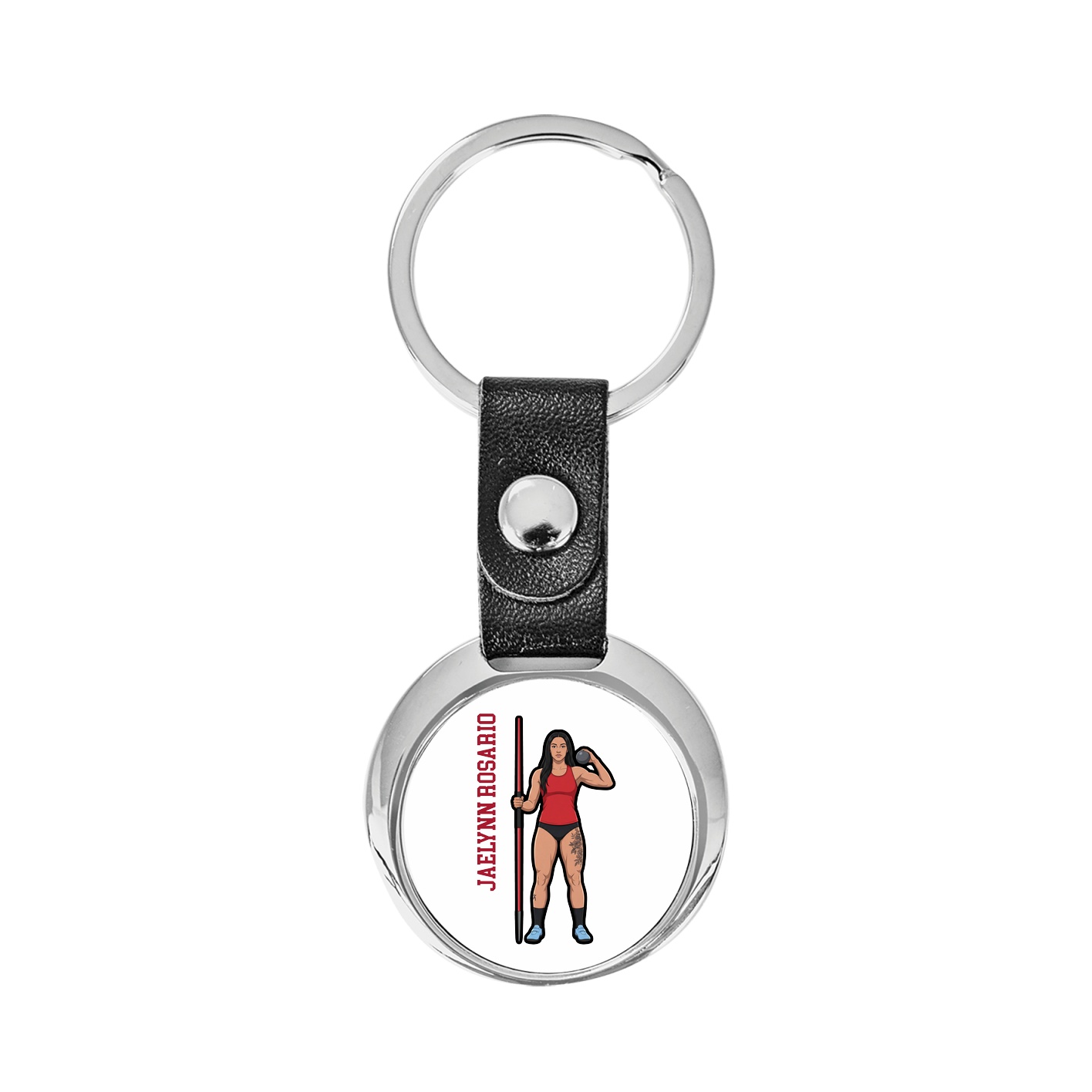 Key Chain — Name Vertical in Classic
