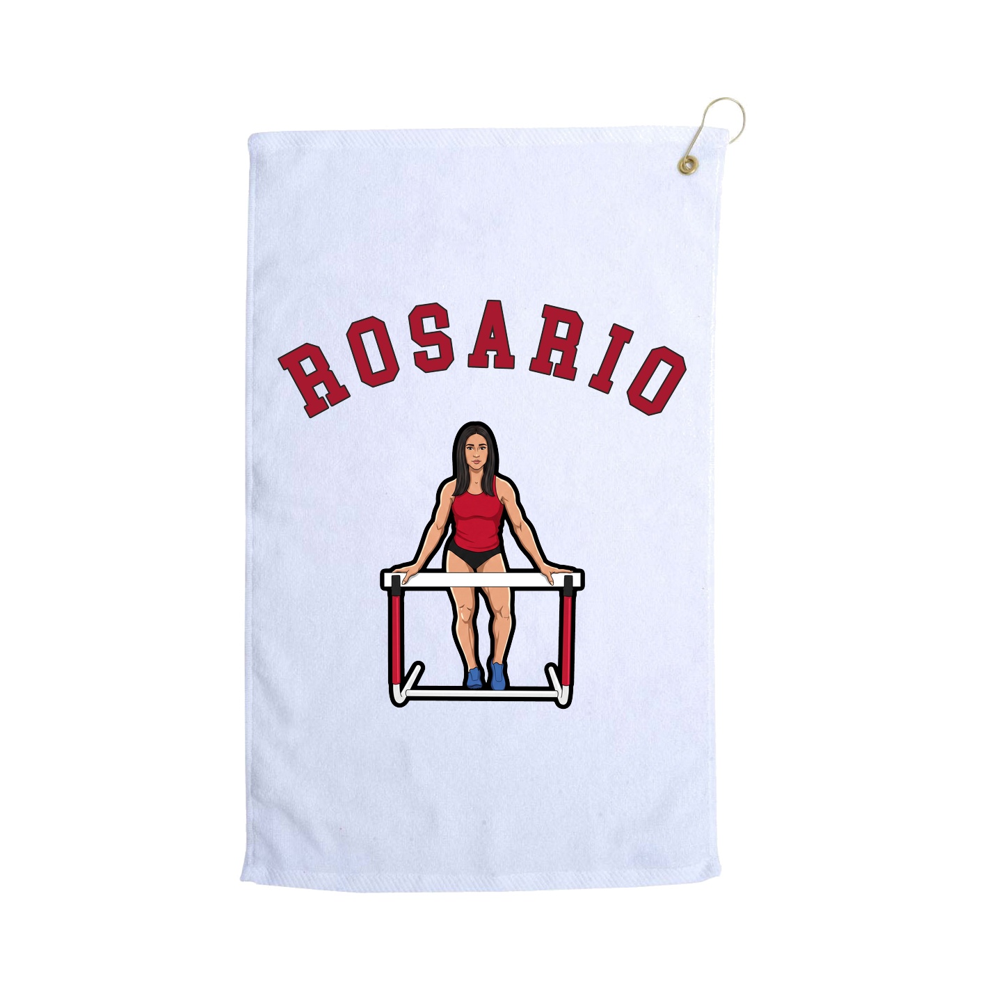 Golf Towel — Shirsey Arch in White