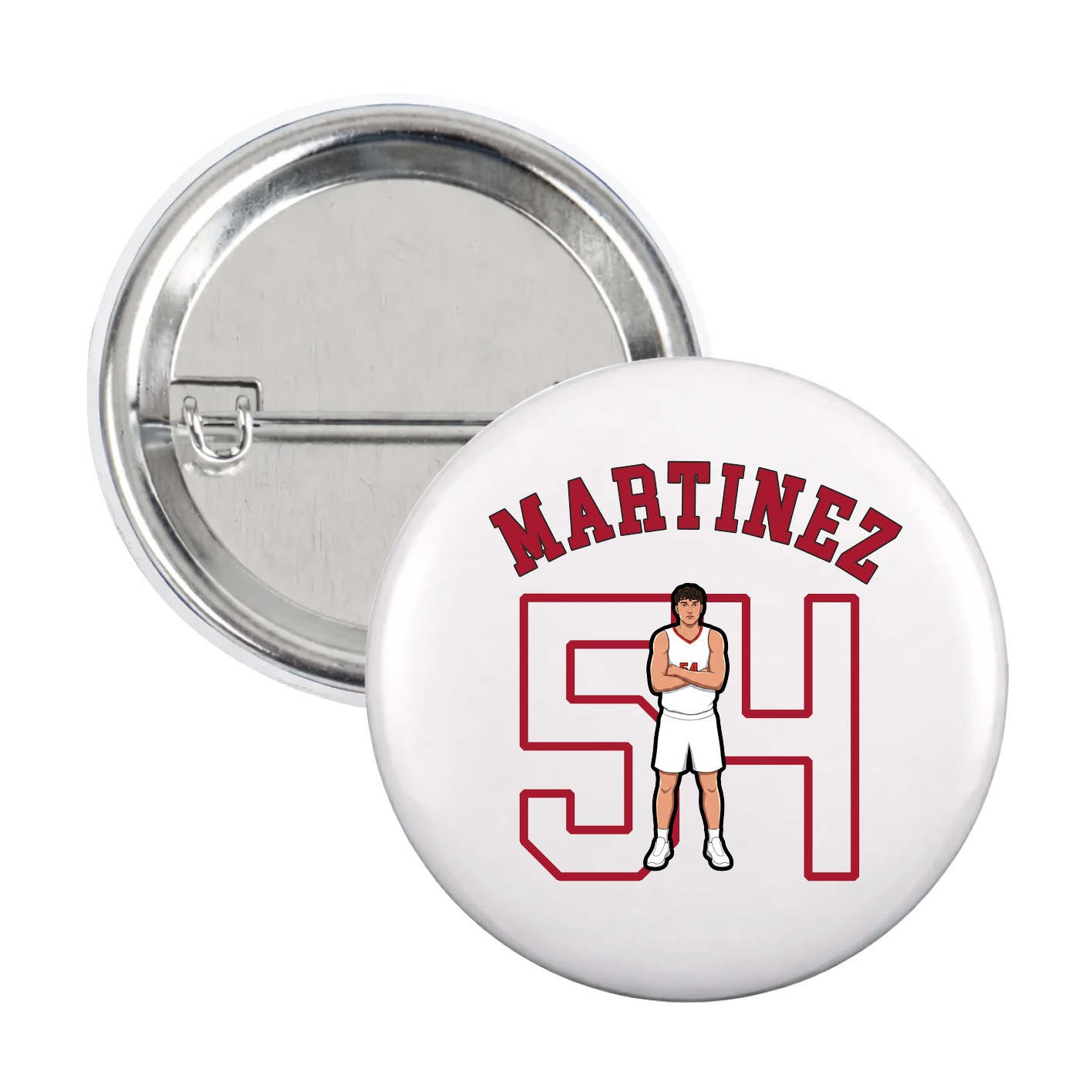 Game Day Button — Shirsey Arch in White