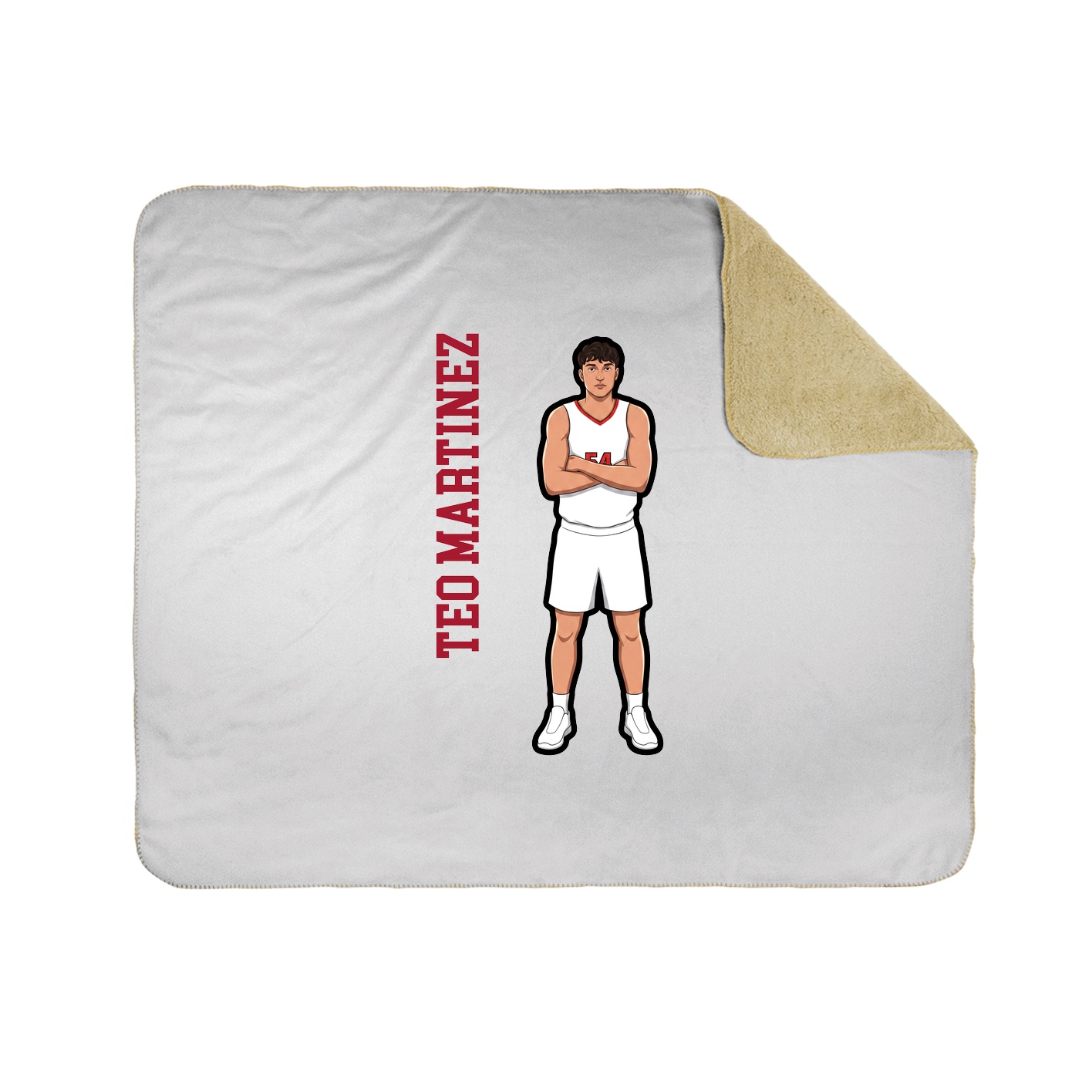 50x60 Sherpa Lined Throw Blanket