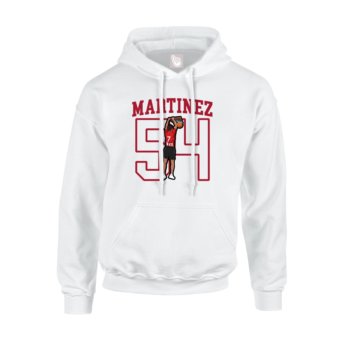 Hoodie — Shirsey in White