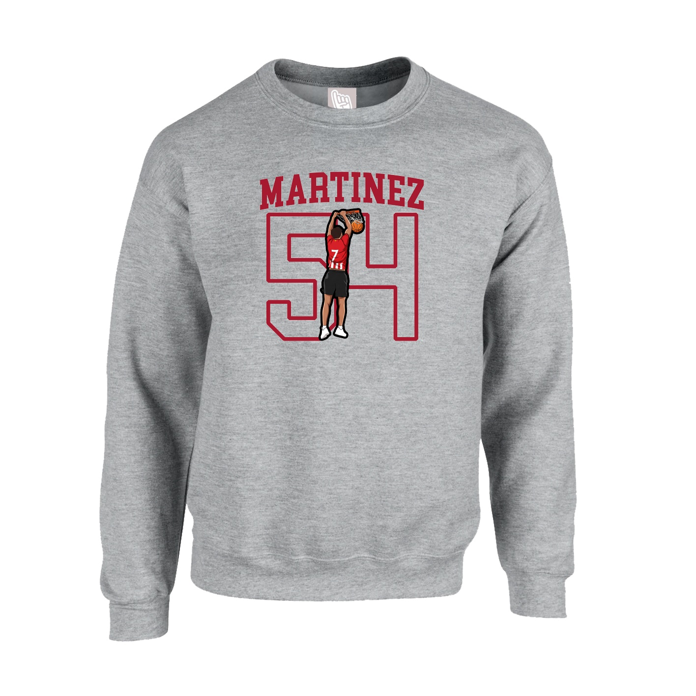 Fleece Crew — Shirsey in Grey