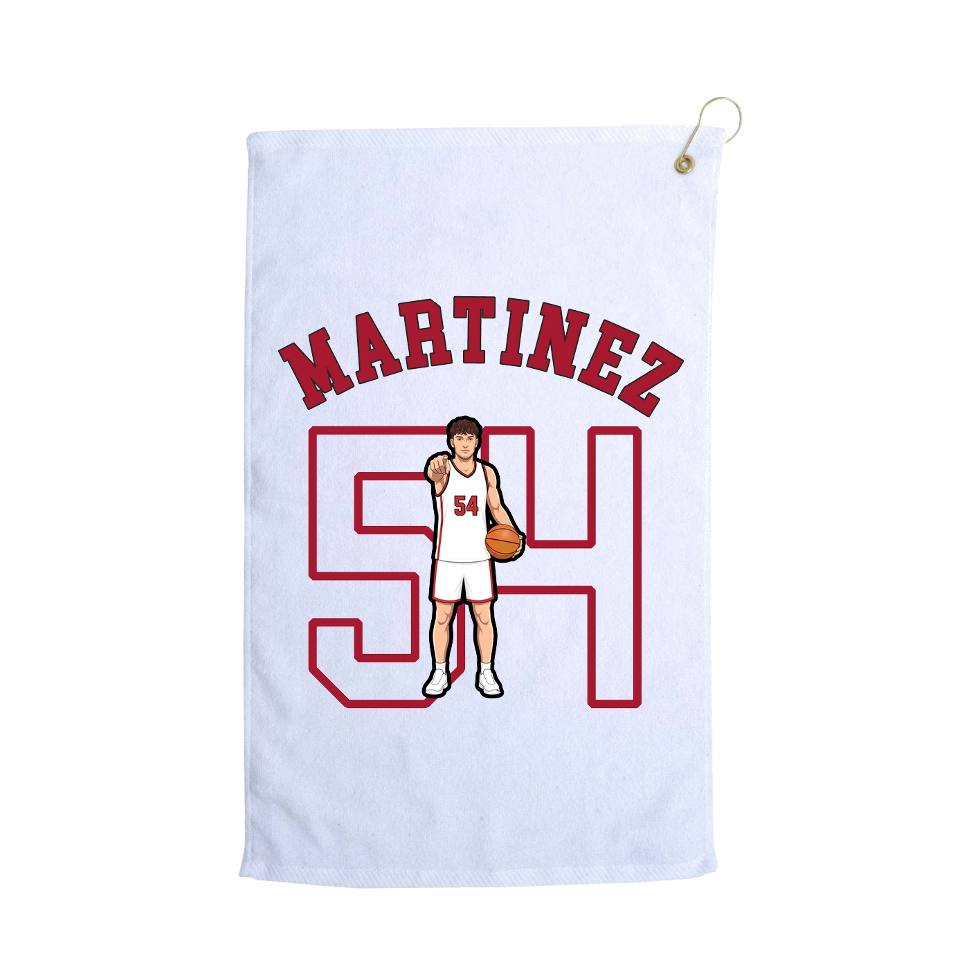 Golf Towel — Shirsey Arch in White