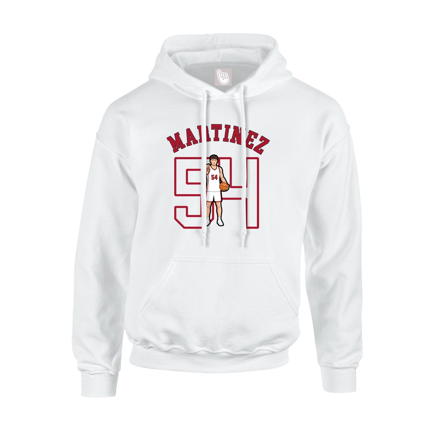 Hoodie — Shirsey Arch in White