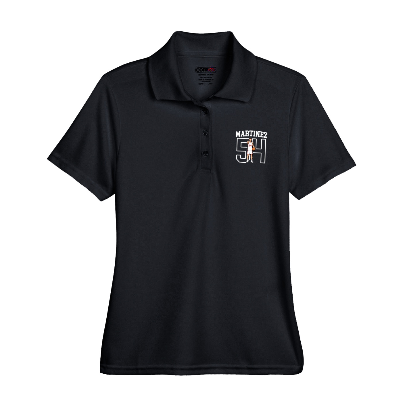Womens Performance Polo — Shirsey in Black