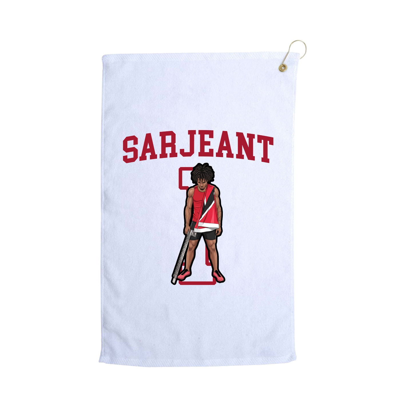 Golf Towel — Shirsey in White