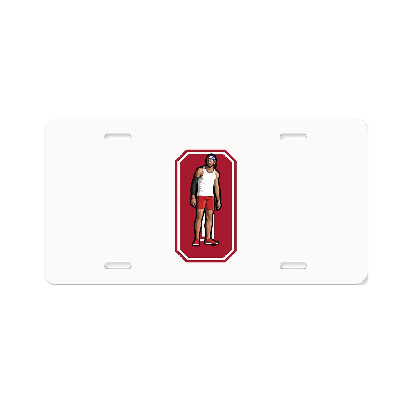 License Plate — Number in Classic