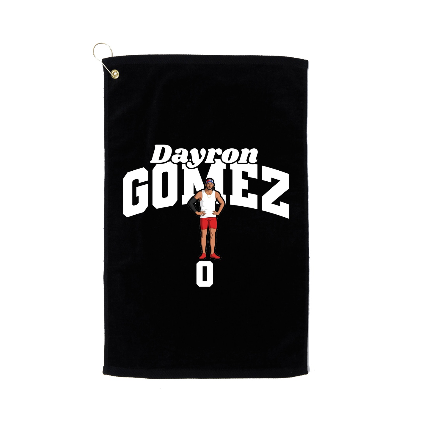 Golf Towel — Signature Arch in Black