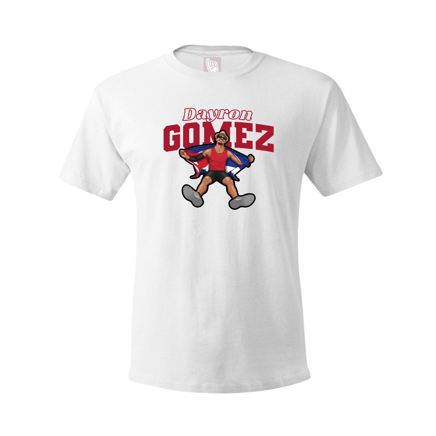 Tee — Name Arch in White