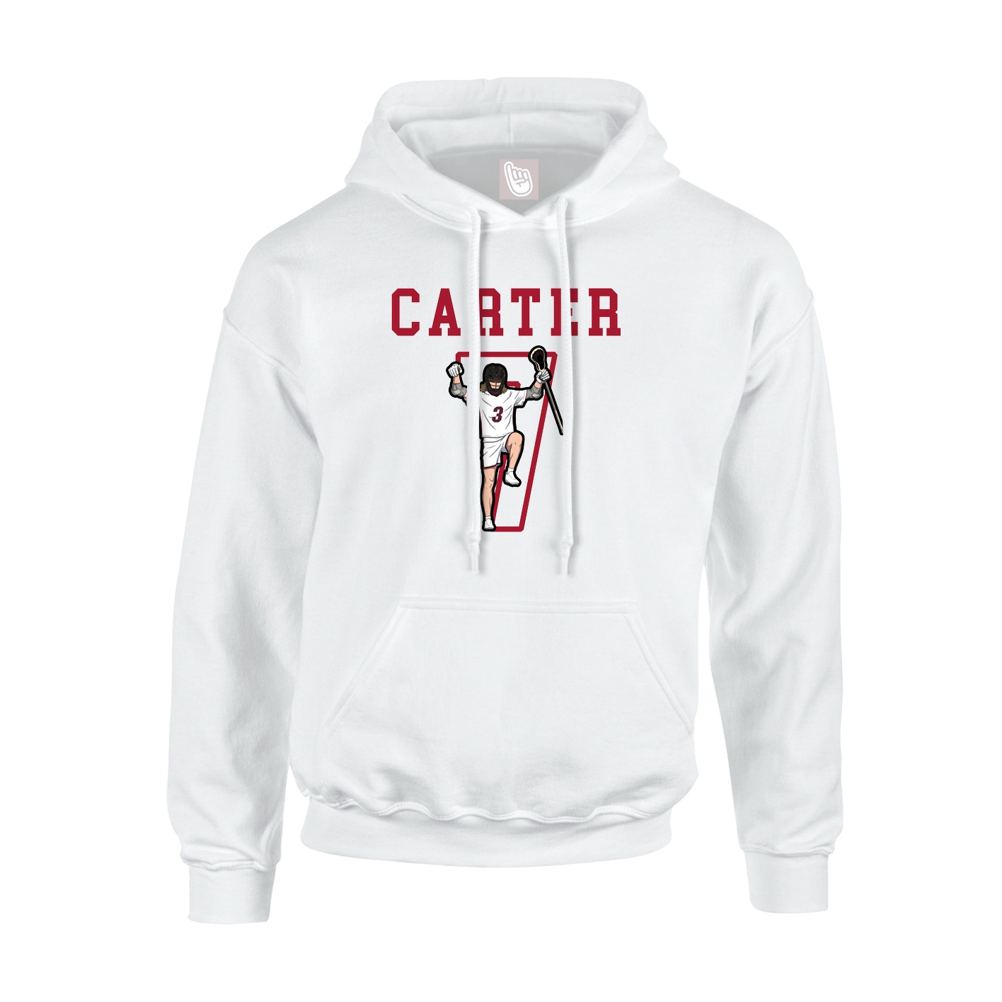 Hoodie — Shirsey in White