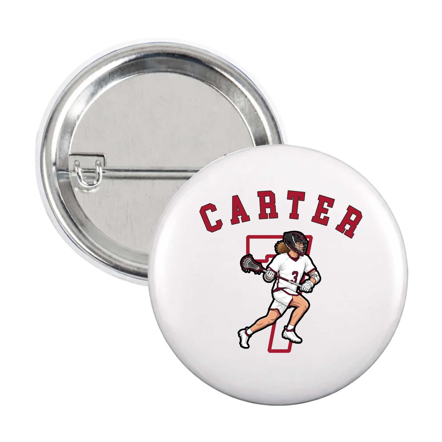 Game Day Button — Shirsey Arch in White