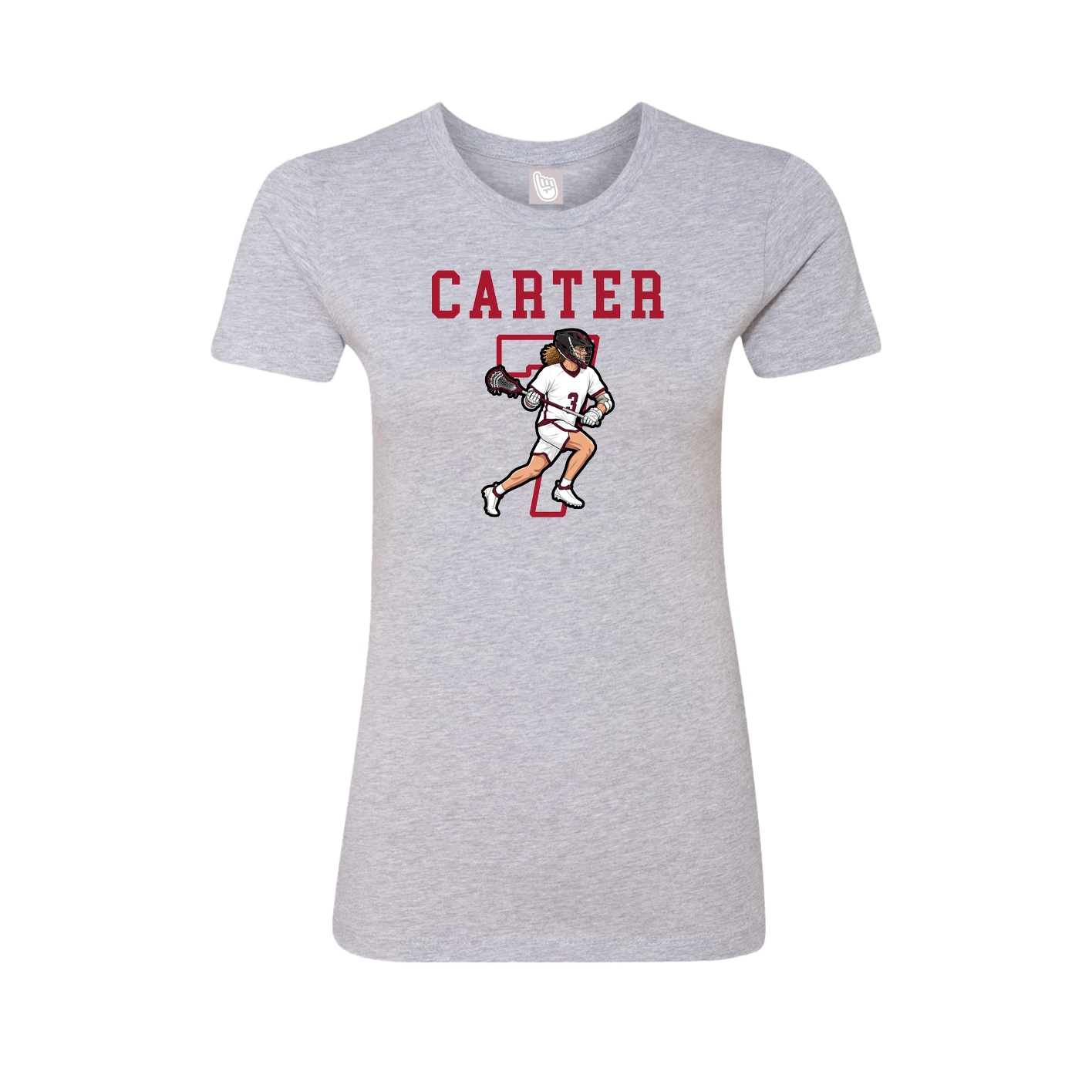 Fitted Women's Tee — Shirsey in Grey