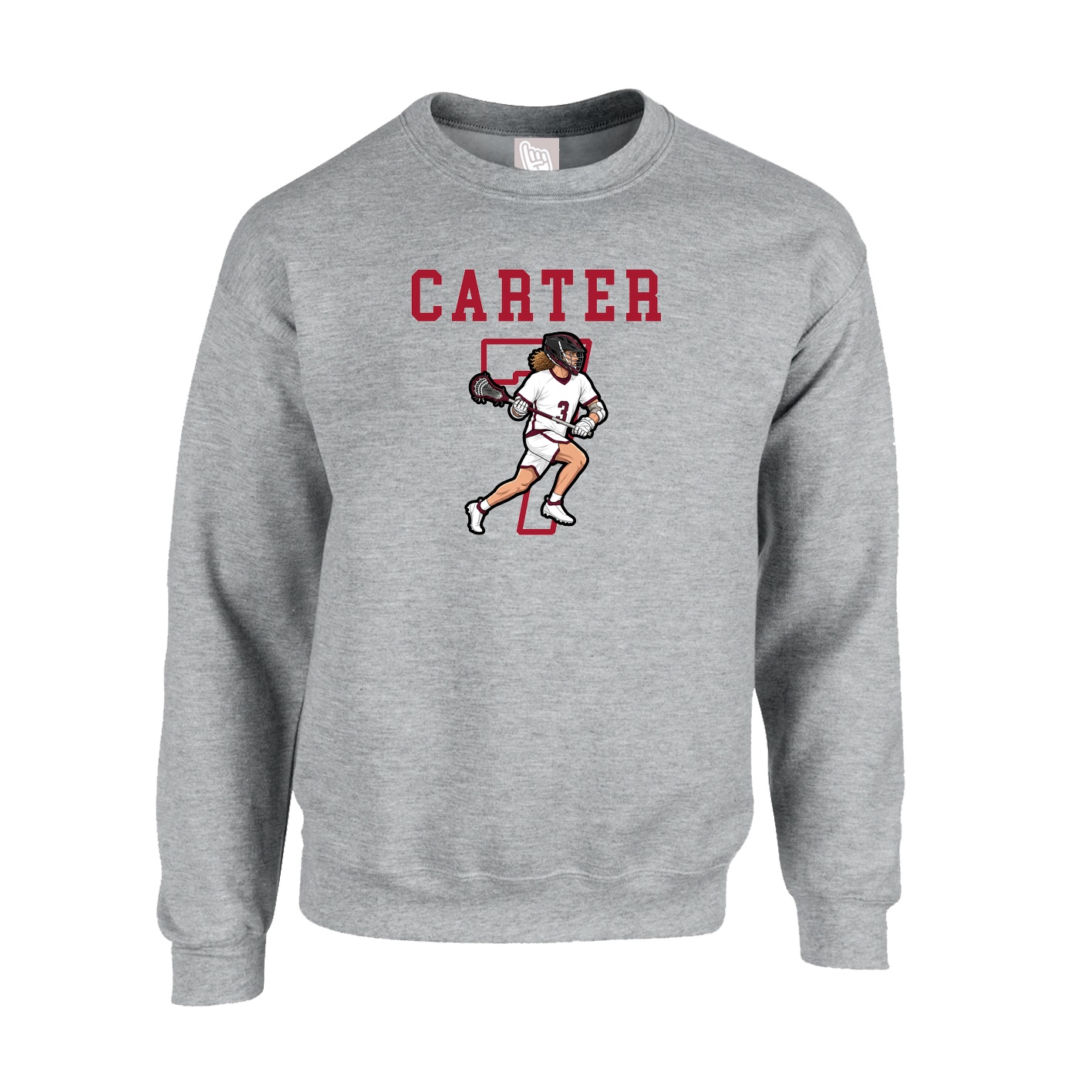 Fleece Crew — Shirsey in Grey