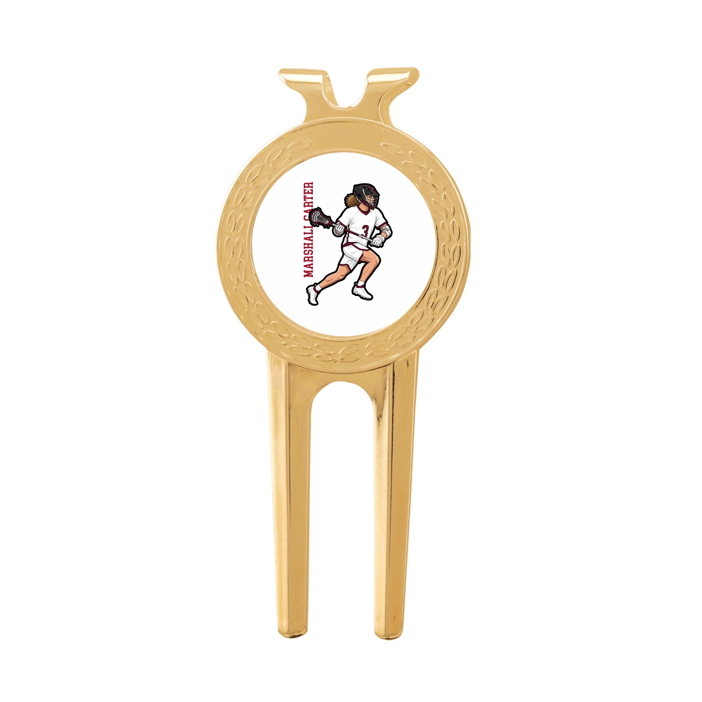 Divot Tool with Ball Marker — Name Vertical in Classic