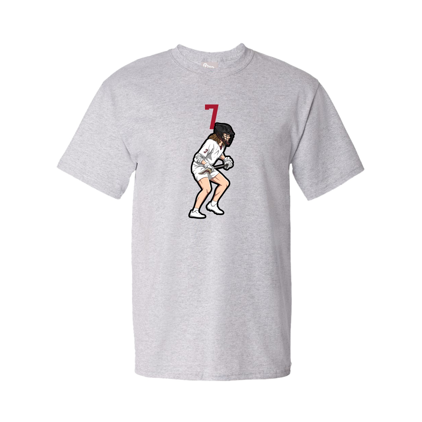 Tee — Number Top in Grey