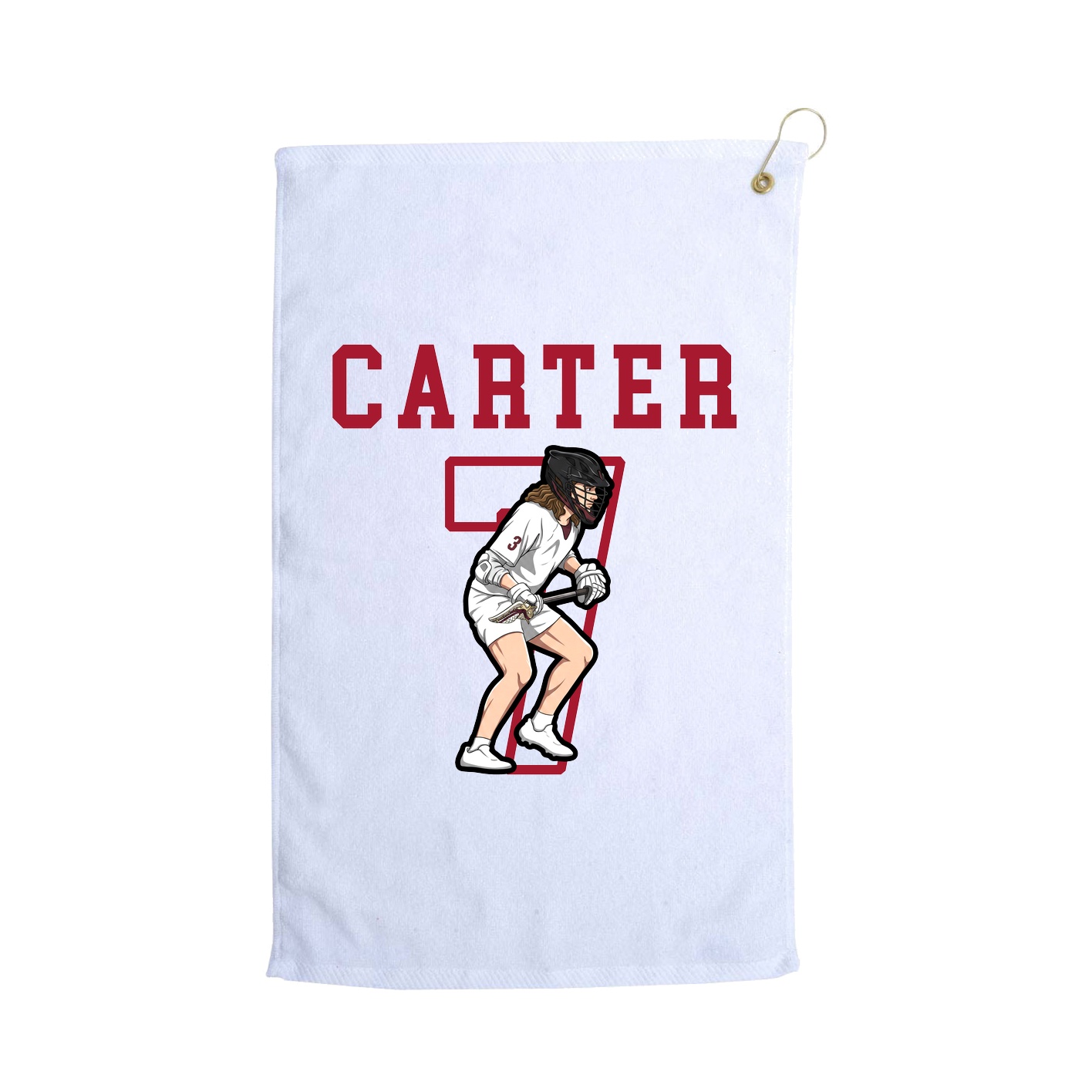 Golf Towel — Shirsey in White