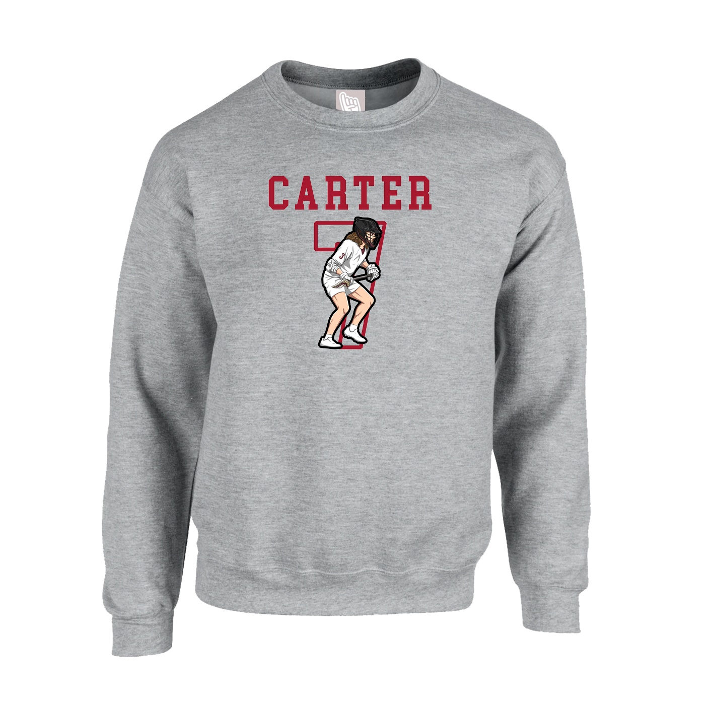 Fleece Crew — Shirsey in Grey