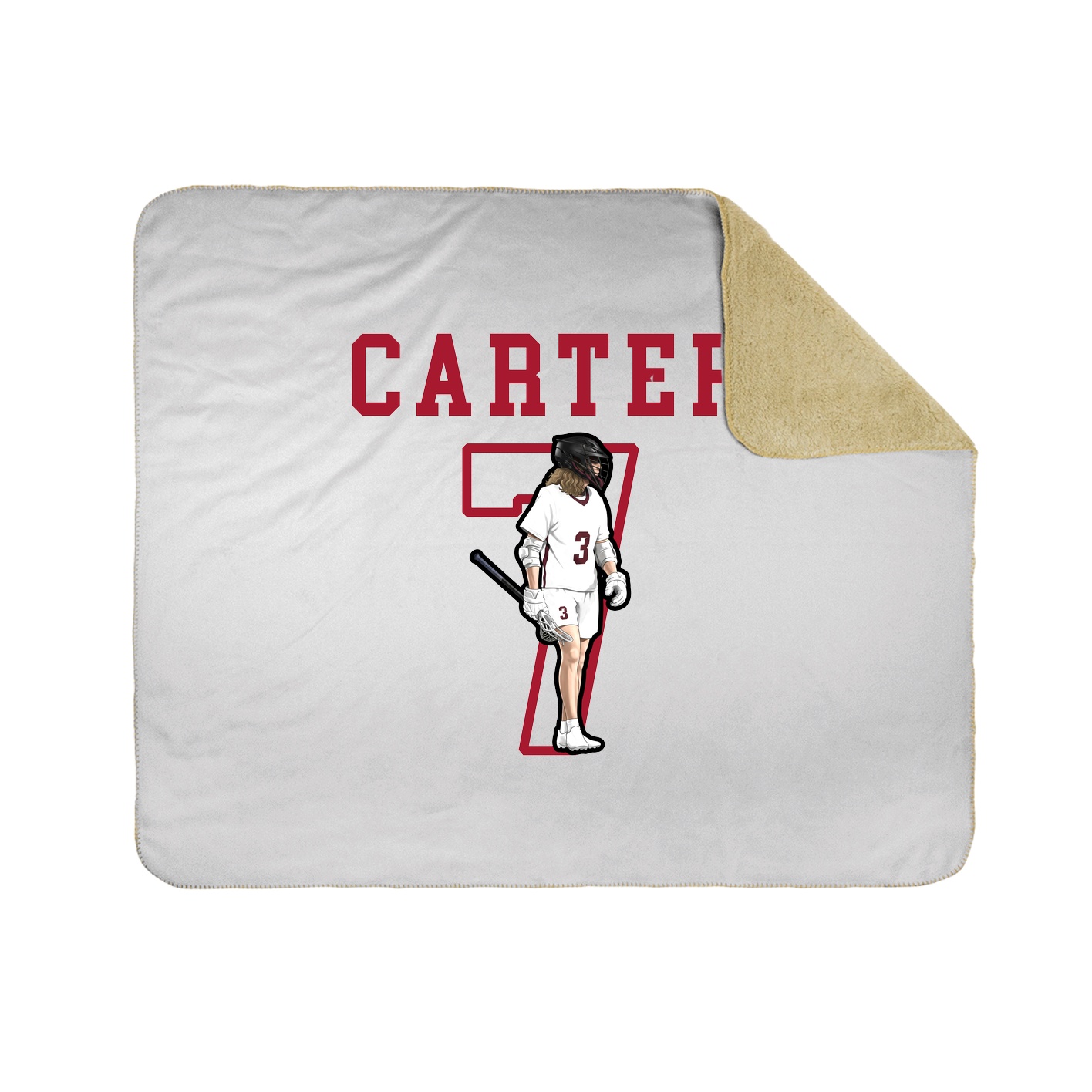 Throw Blanket — Shirsey in White