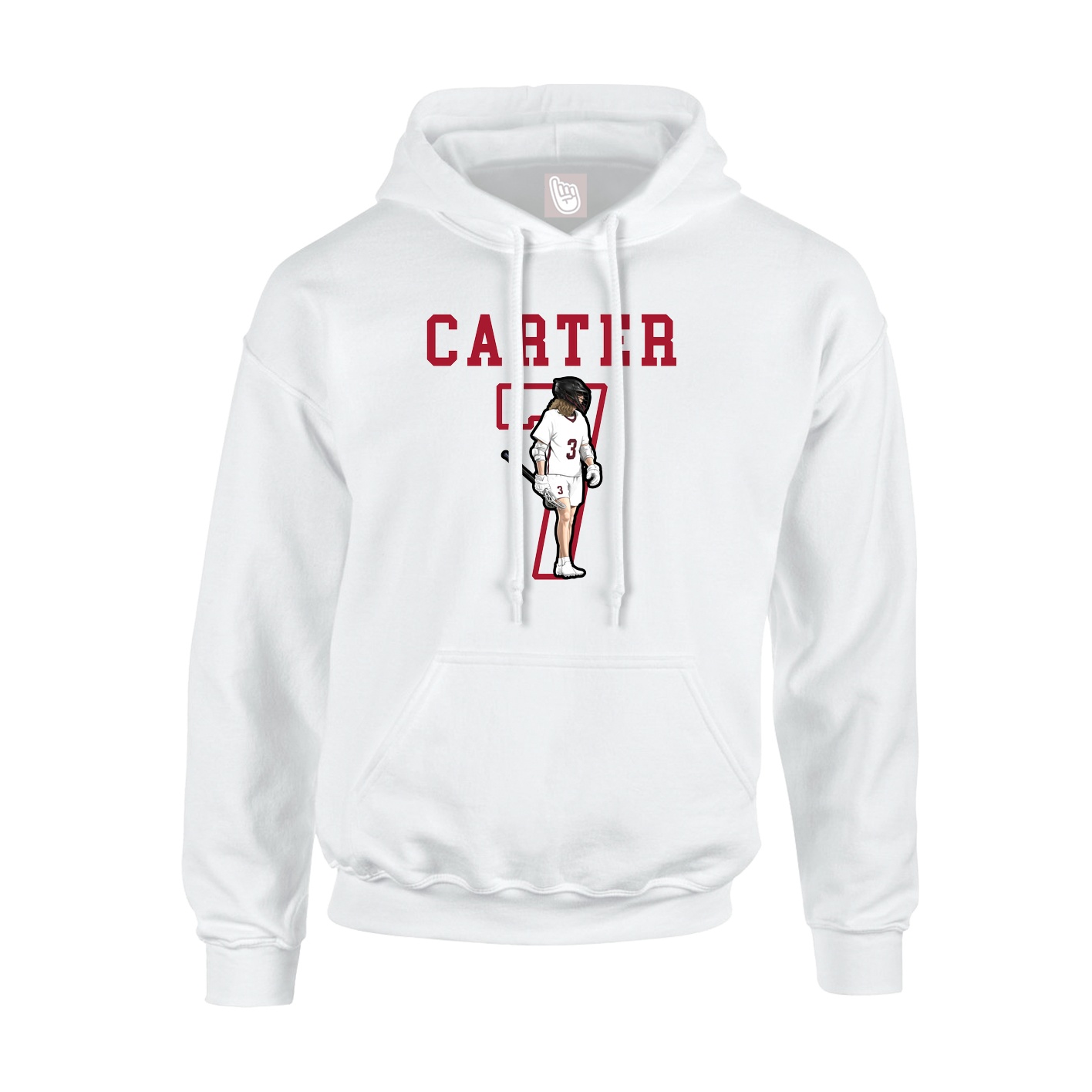 Youth Hoodie — Shirsey in White