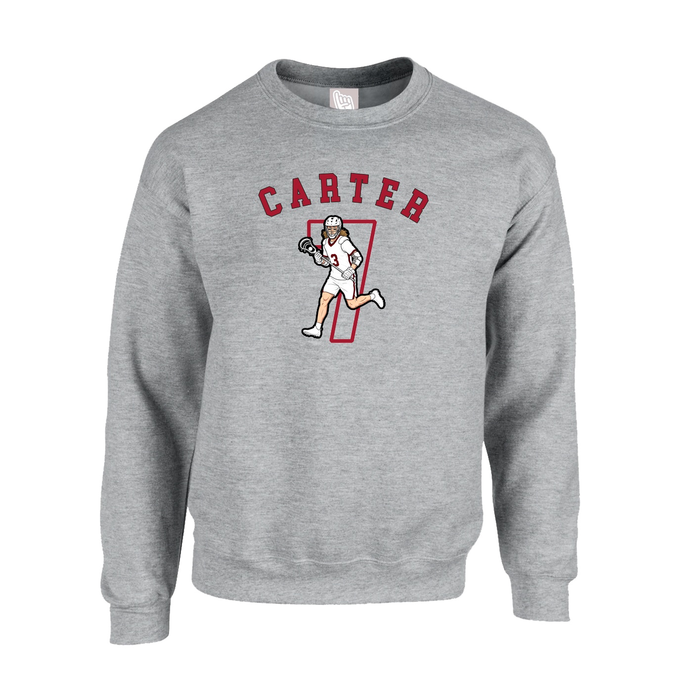 Fleece Crew — Shirsey Arch in Grey