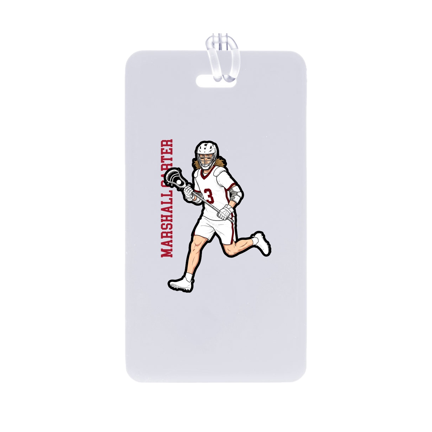 Bag Tag — Name Vertical in Classic