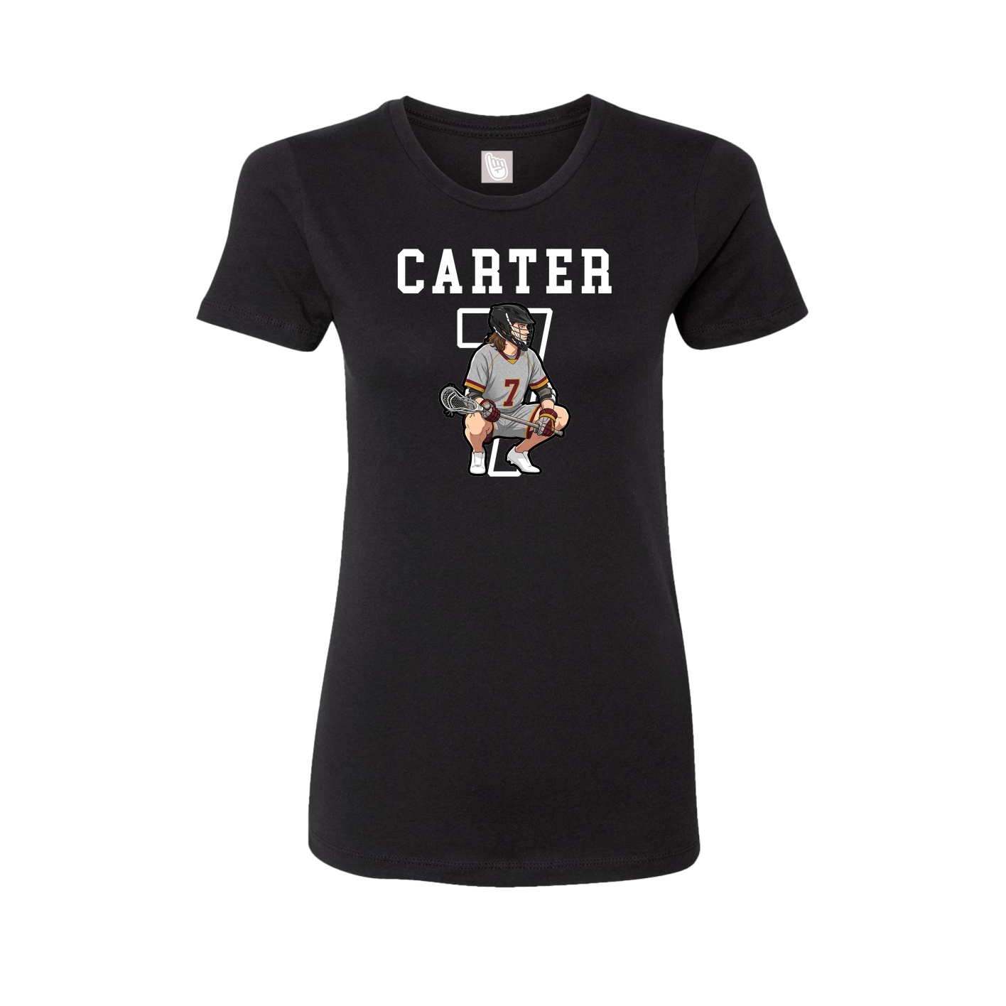 Fitted Women's Tee — Shirsey in Black