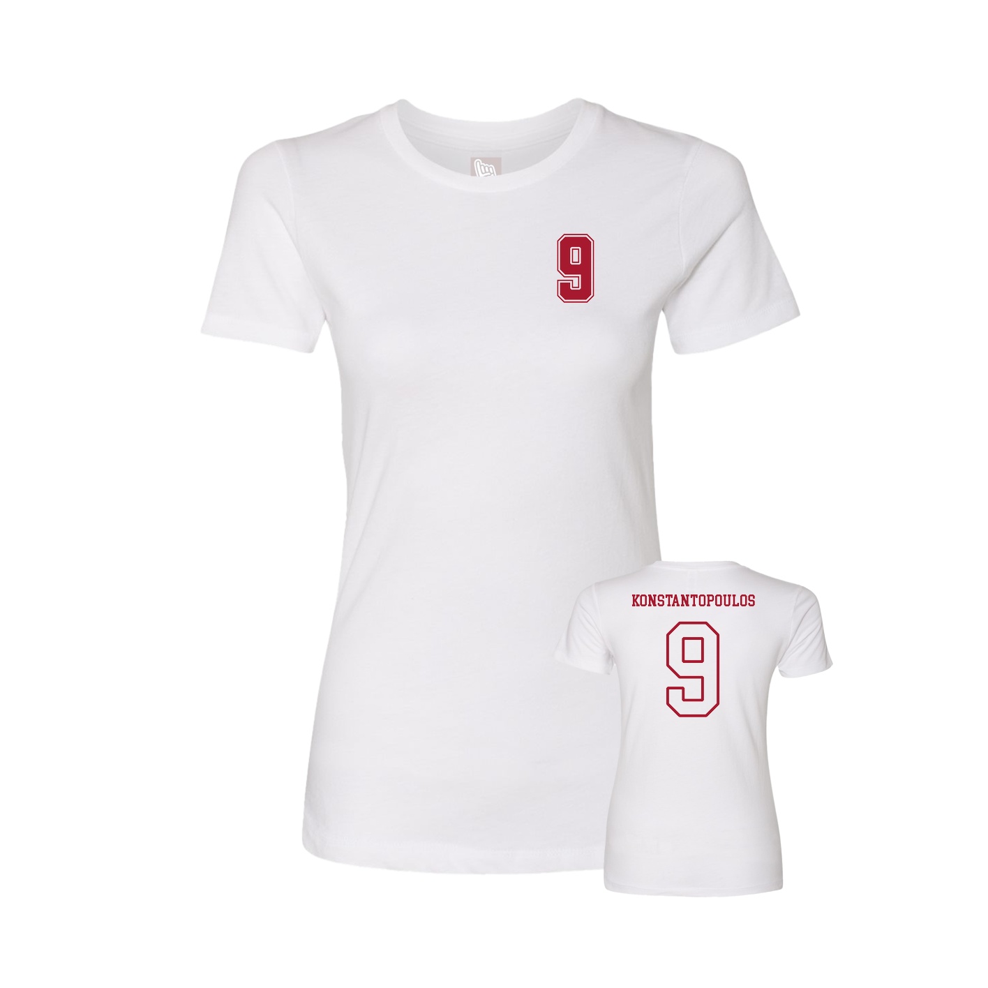 Womens Tee — Chest Back in White