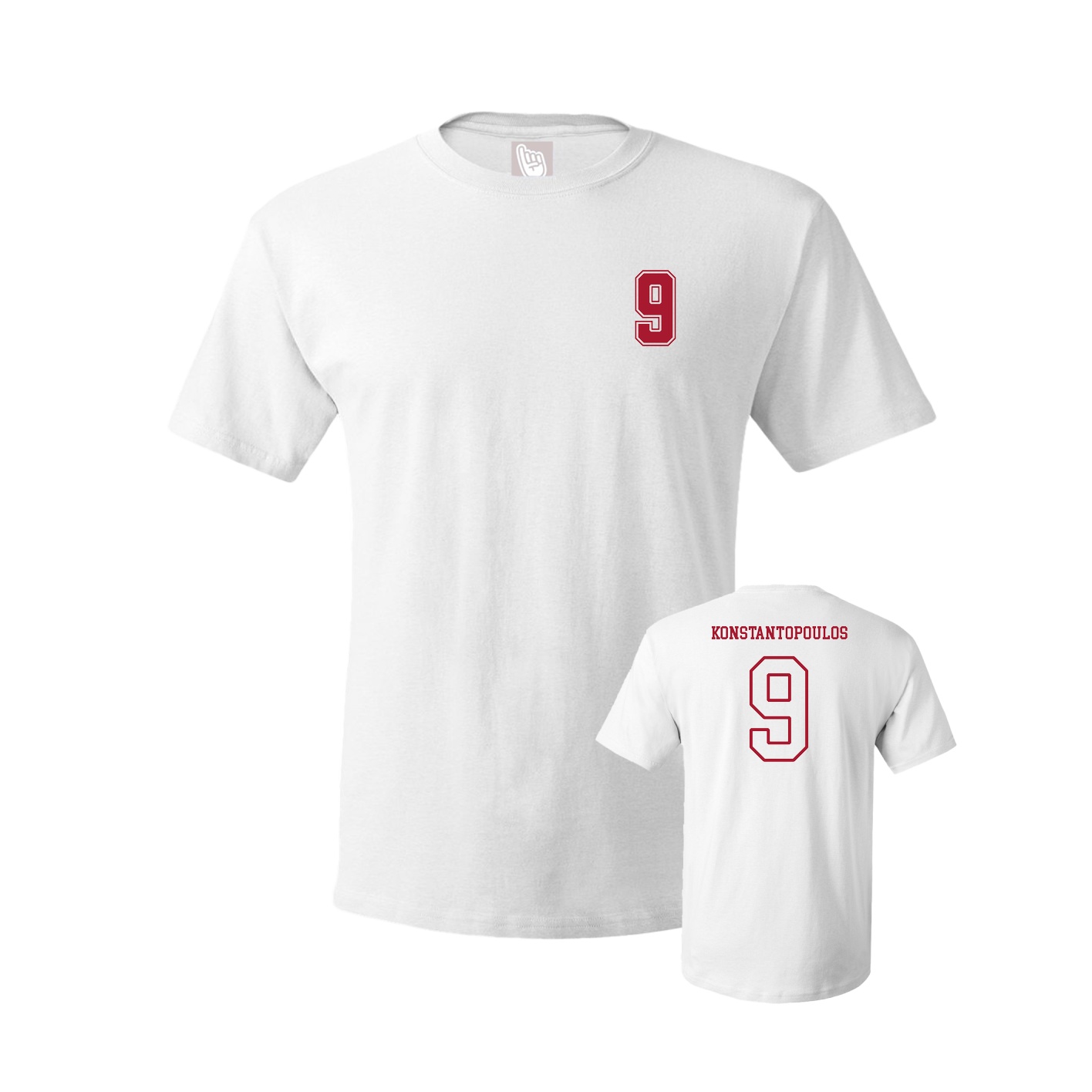 Youth Tee — Chest Back in White