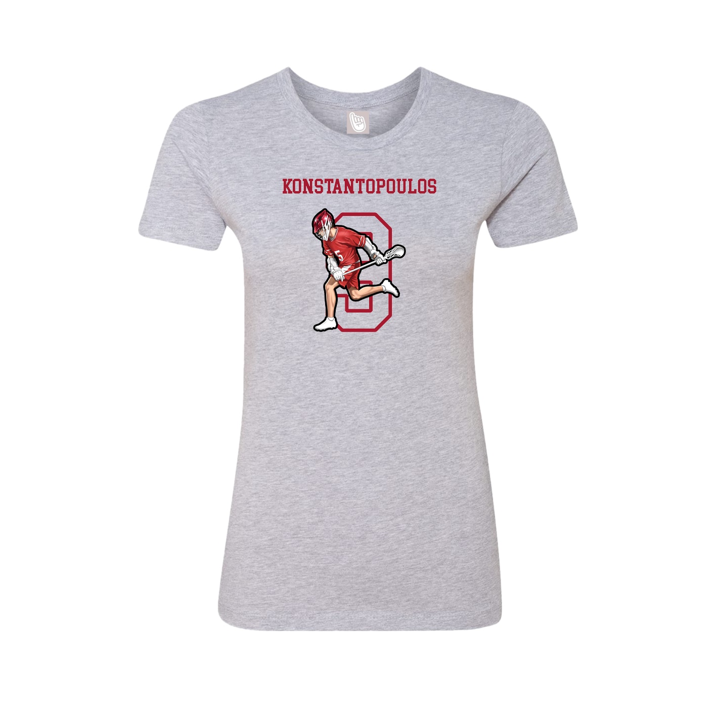 Fitted Women's Tee — Shirsey in Grey