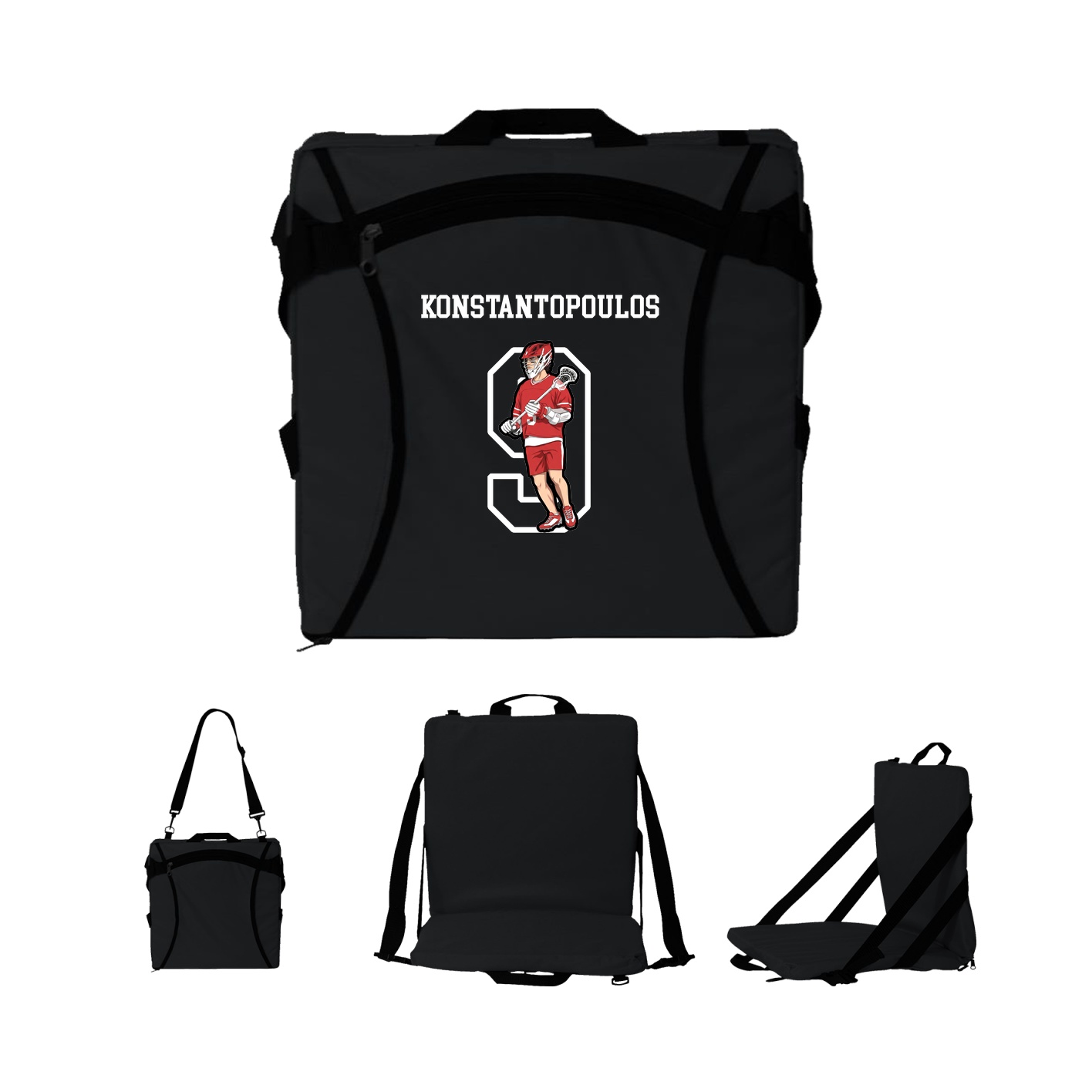 Folding Stadium Seat — Shirsey in Black