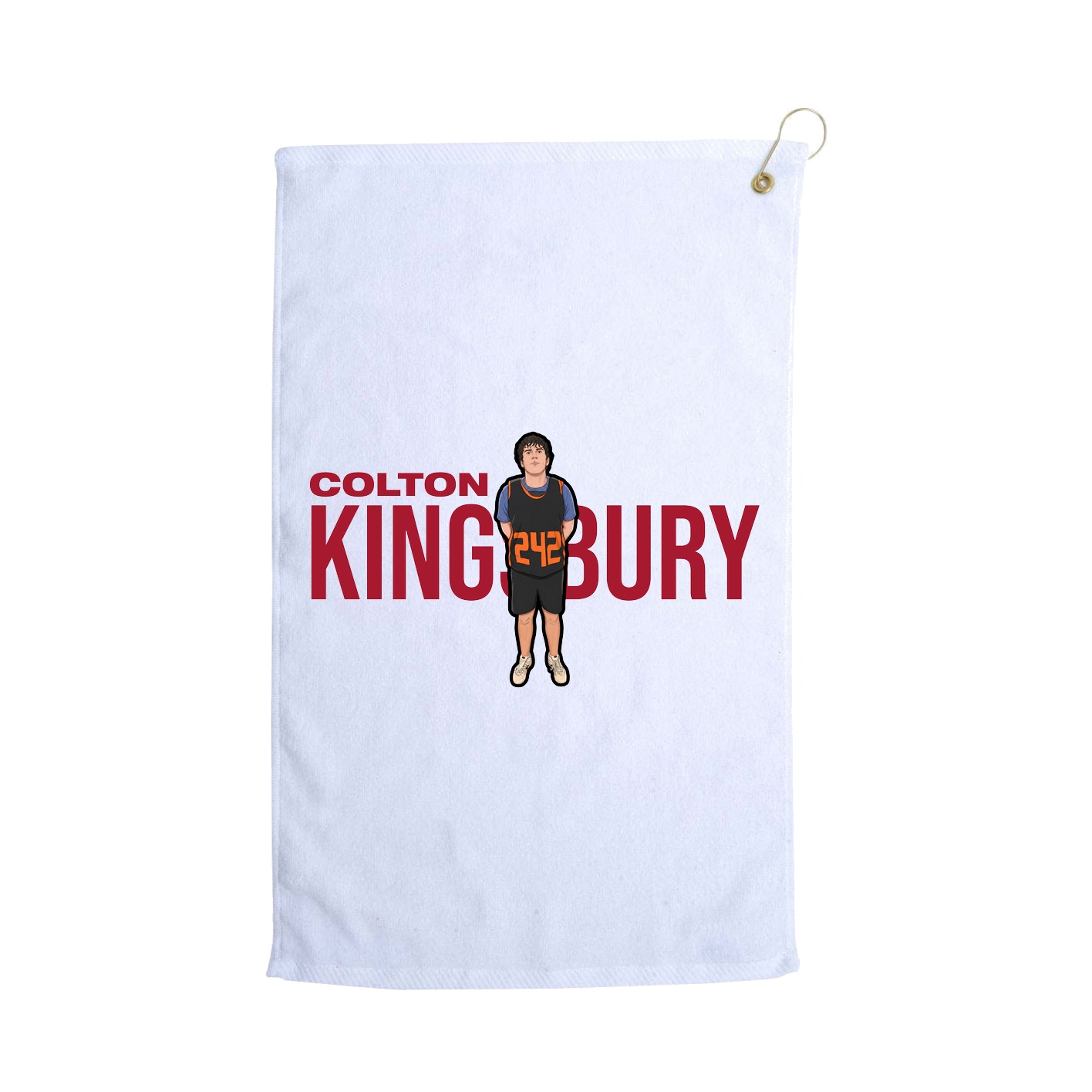 Golf Towel — Player Name in White