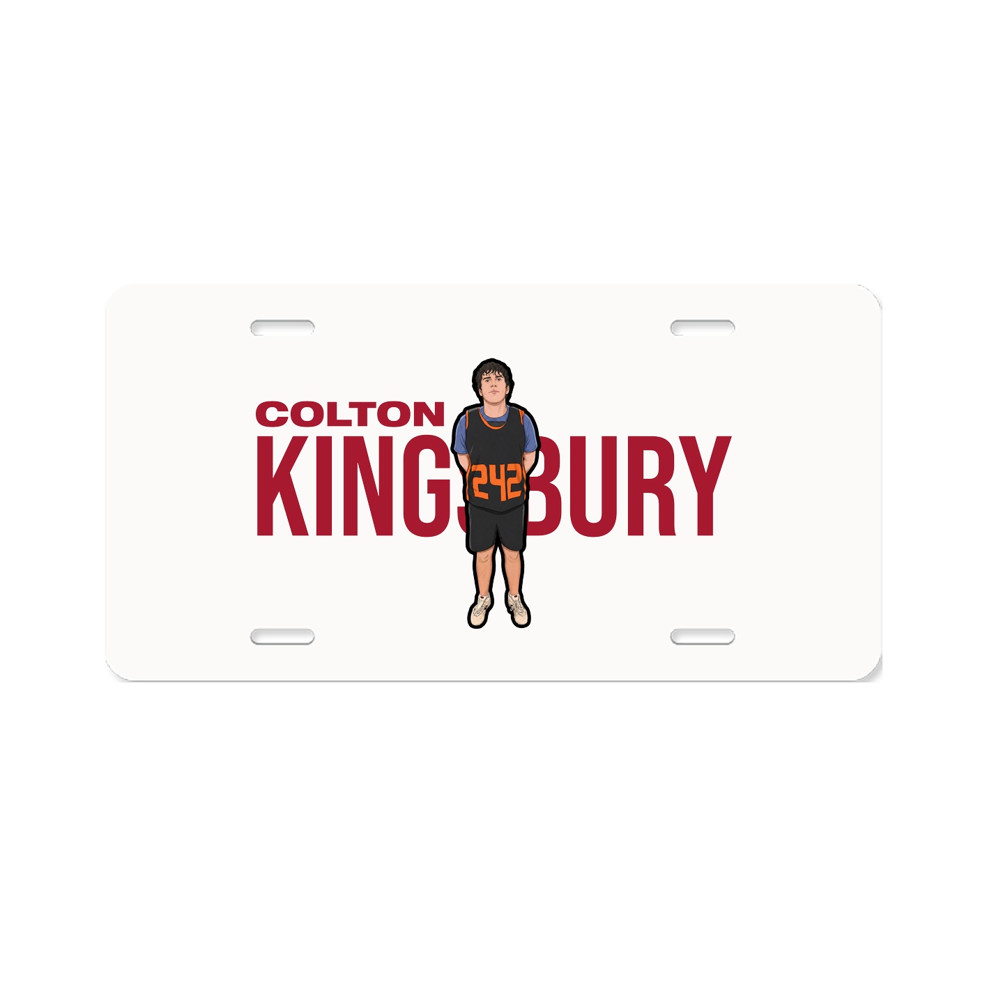 License Plate — Player Name in Classic