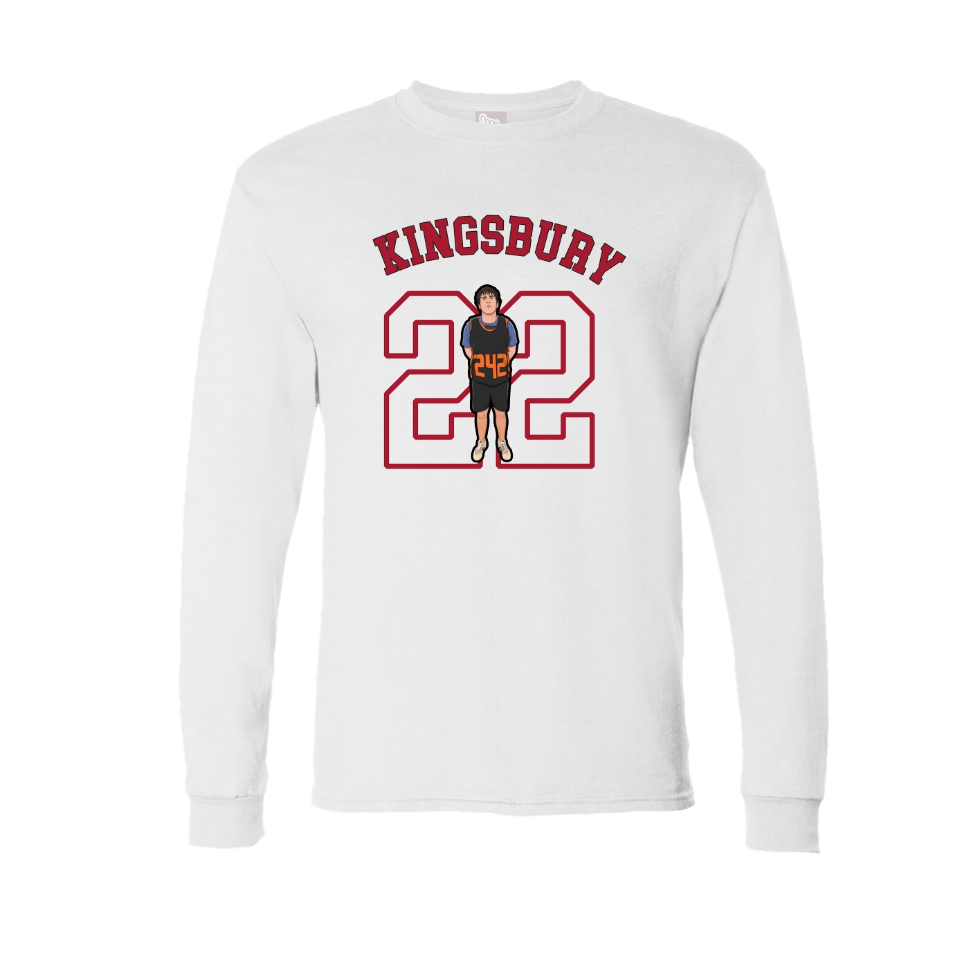 Long Sleeve Tee — Shirsey Arch in White