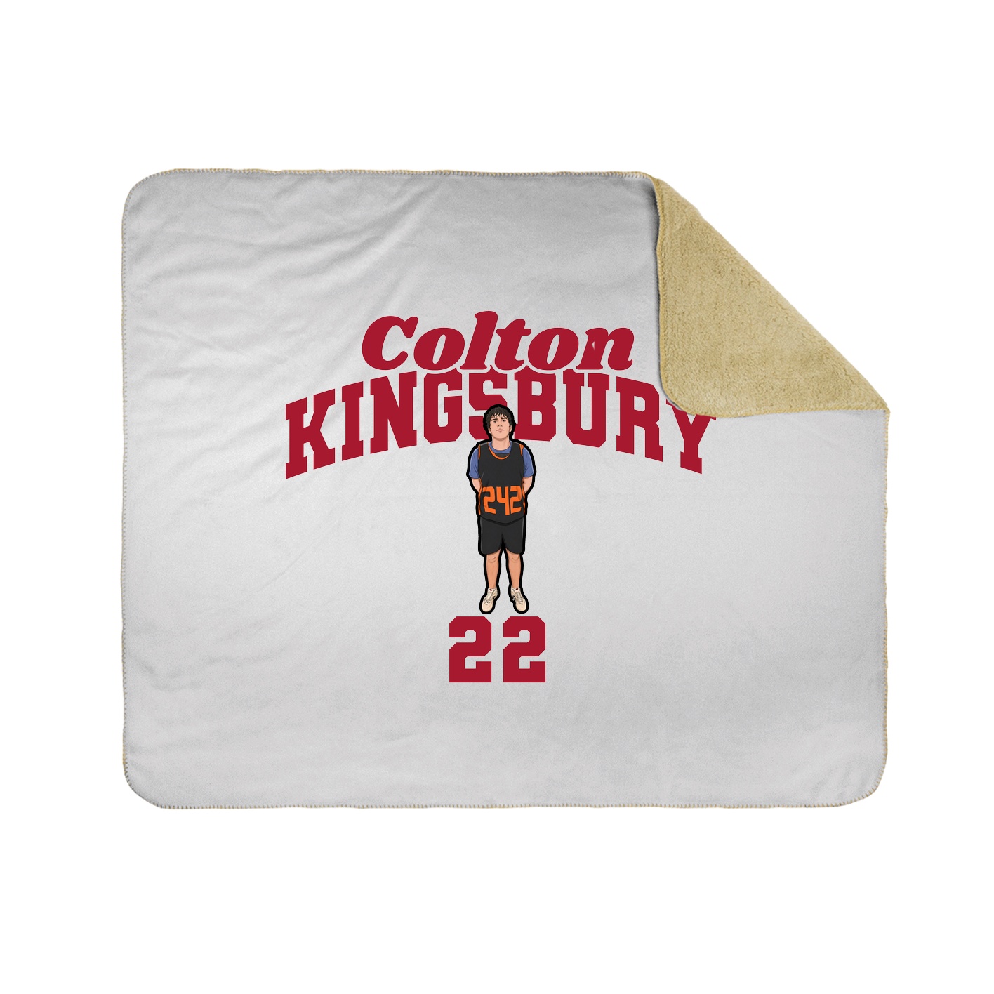 Throw Blanket — Signature Arch in White