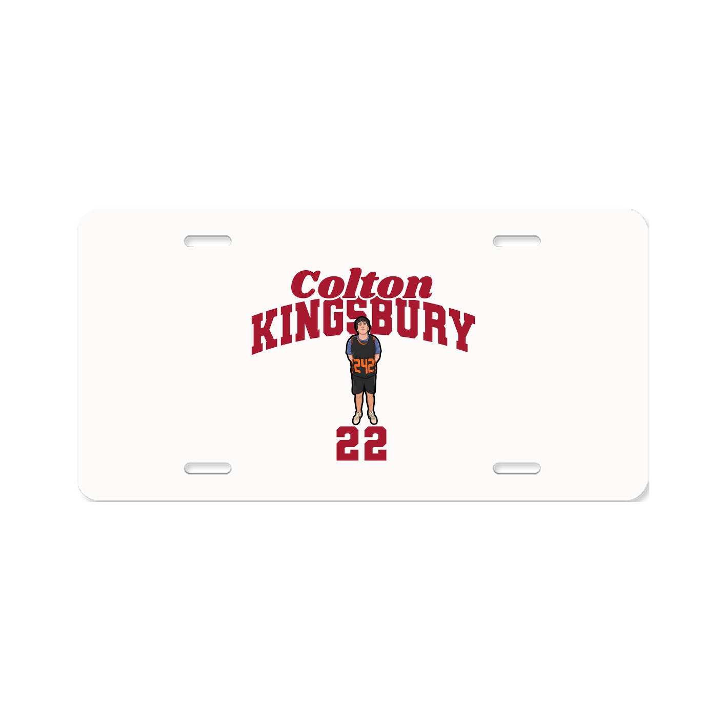 License Plate — Signature Arch in Classic