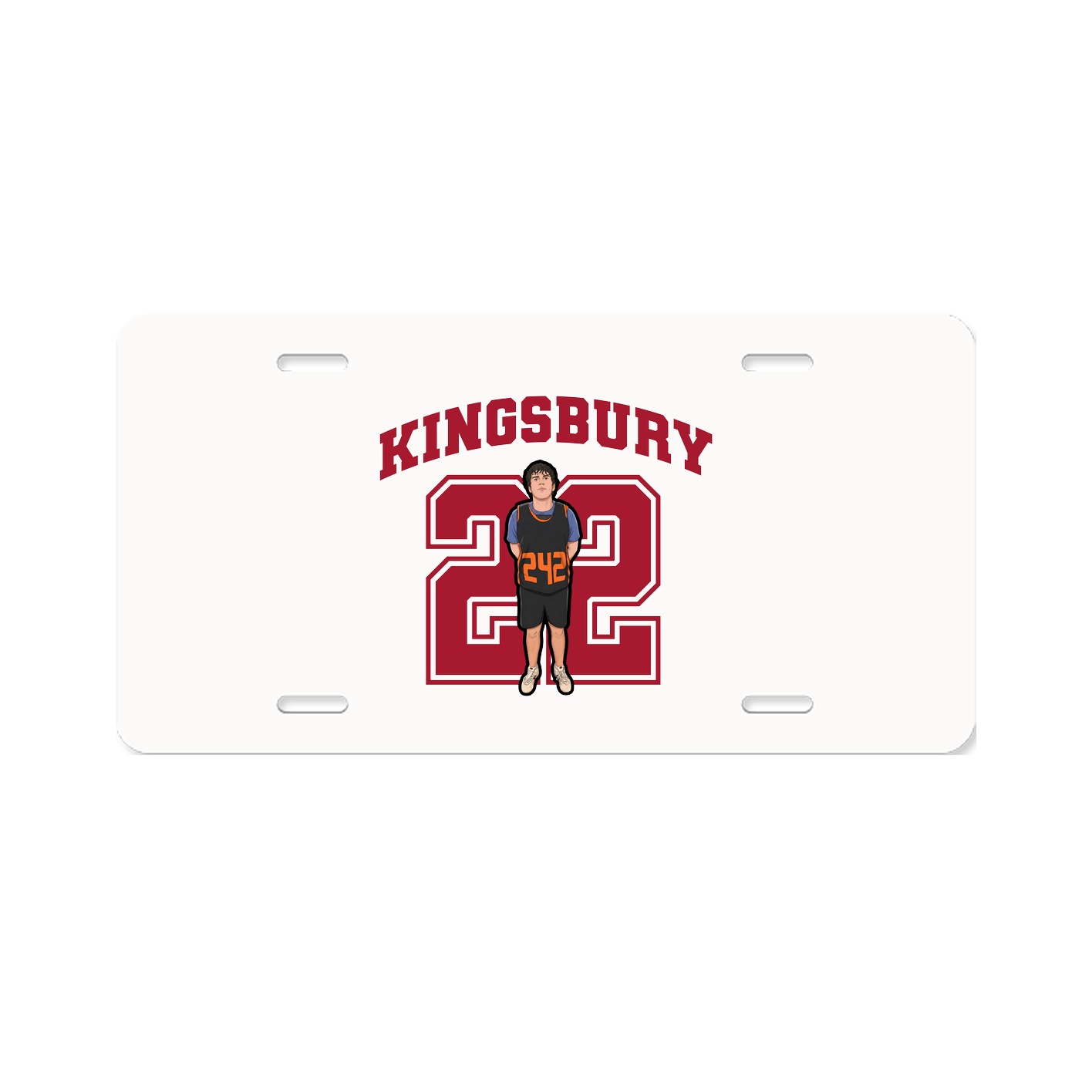 License Plate — Number in Classic