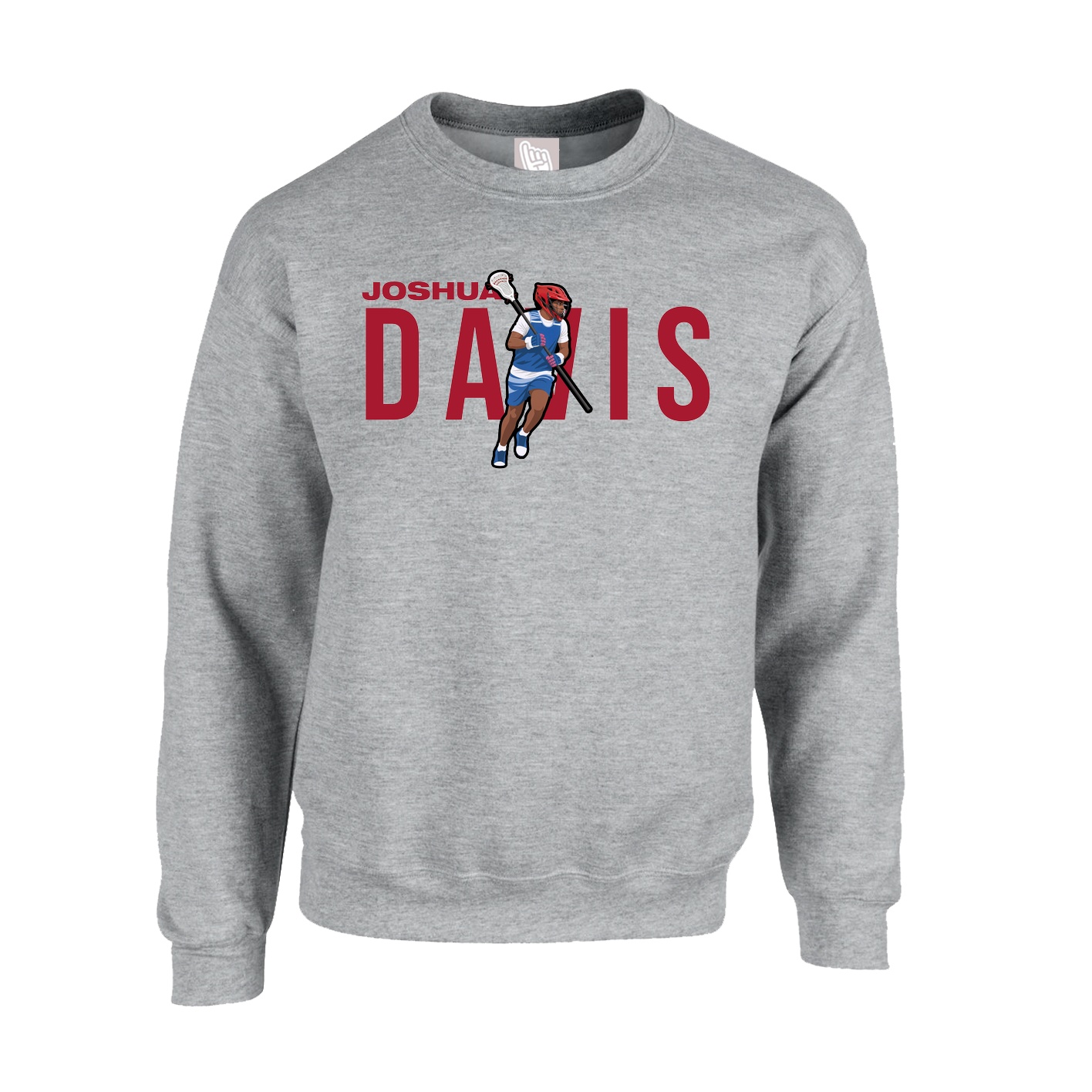 Fleece Crew — Player Name in Grey