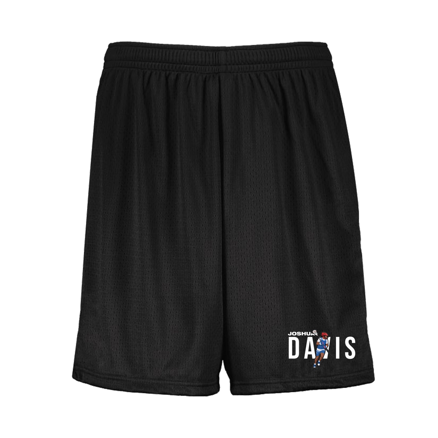 Shorts — Player Name in Black