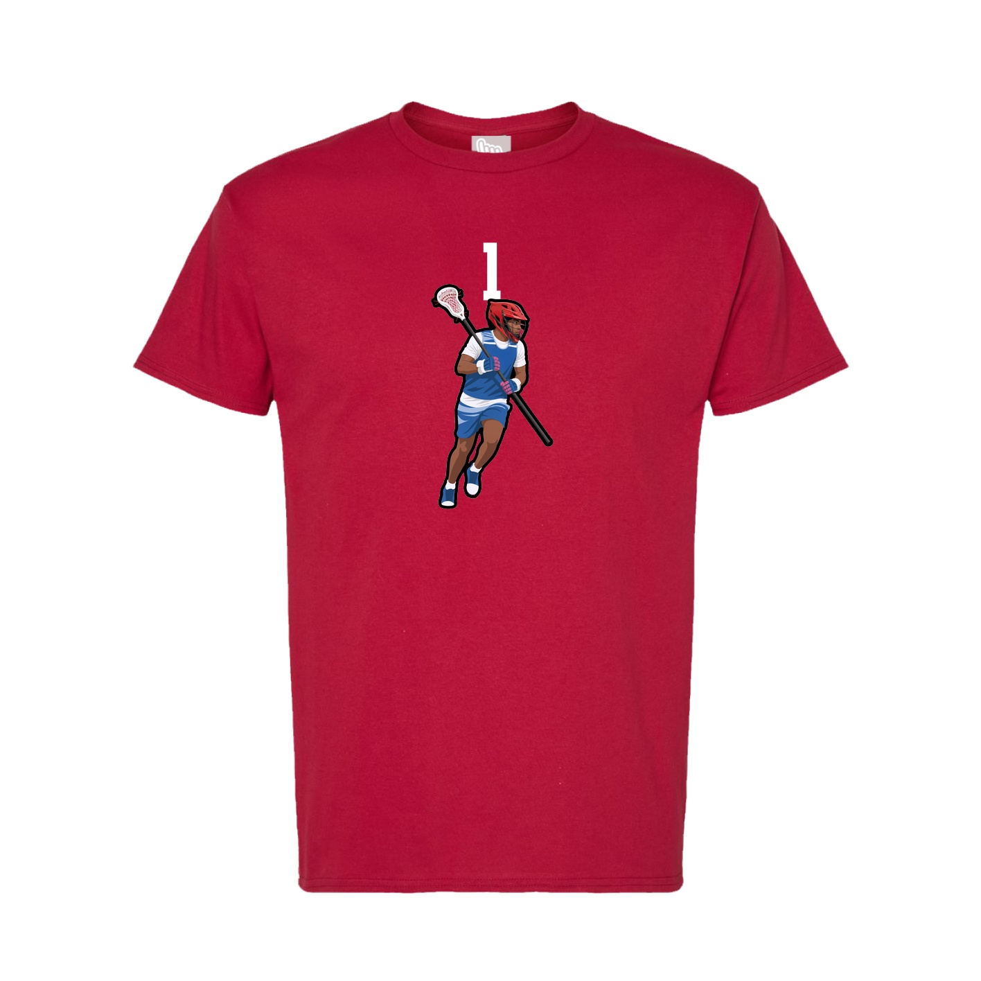 Tee — Number Top in Crimson