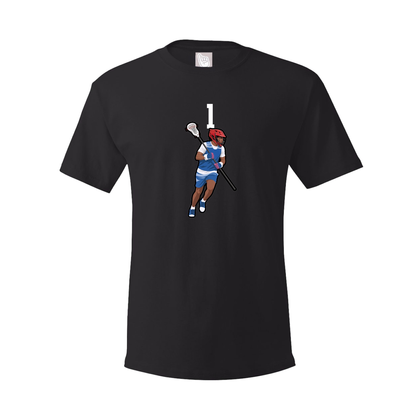 Youth Tee — Number Top in Black