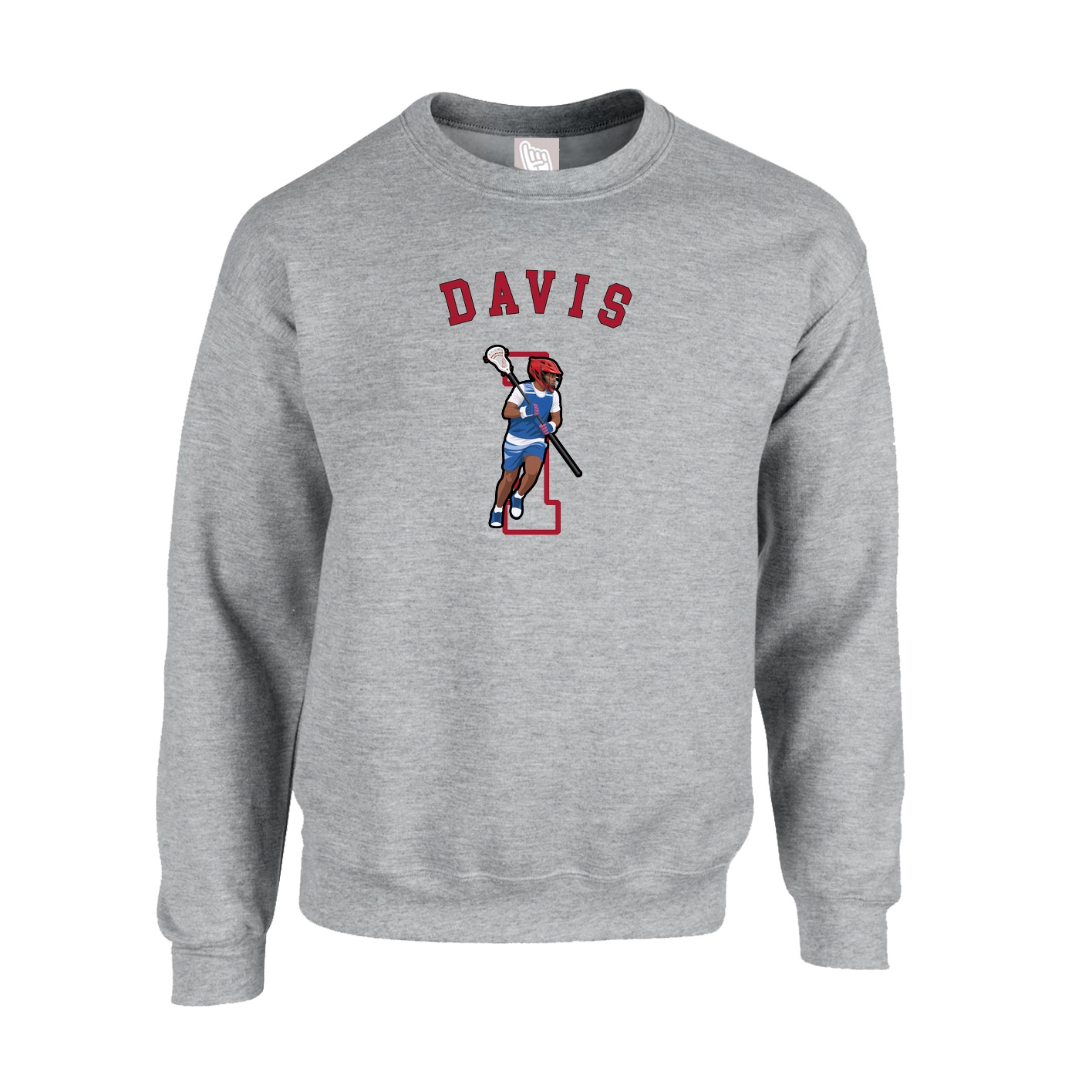 Fleece Crew — Shirsey Arch in Grey
