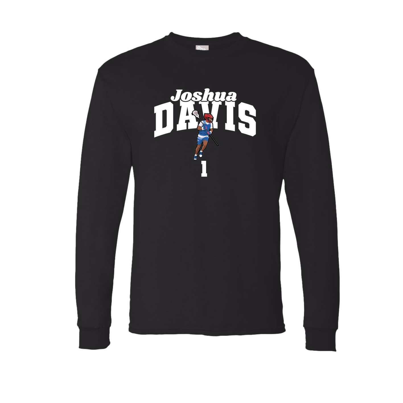 Long Sleeve Tee — Signature Arch in Black